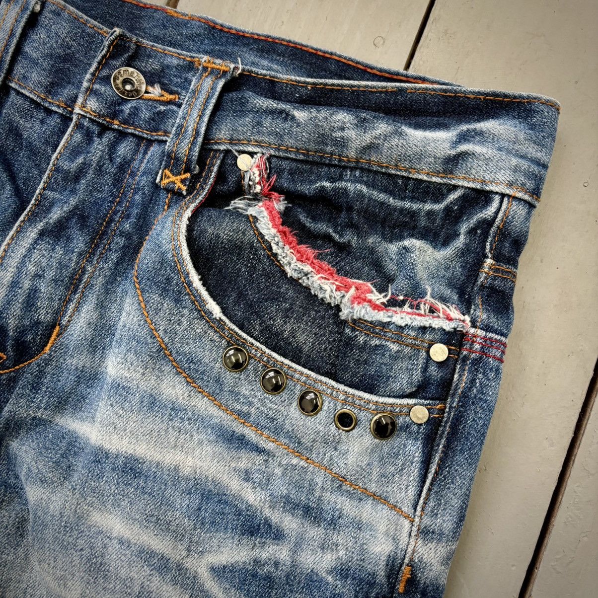 semanticdesign Patches Denim Size US 33 - 2 Thumbnail