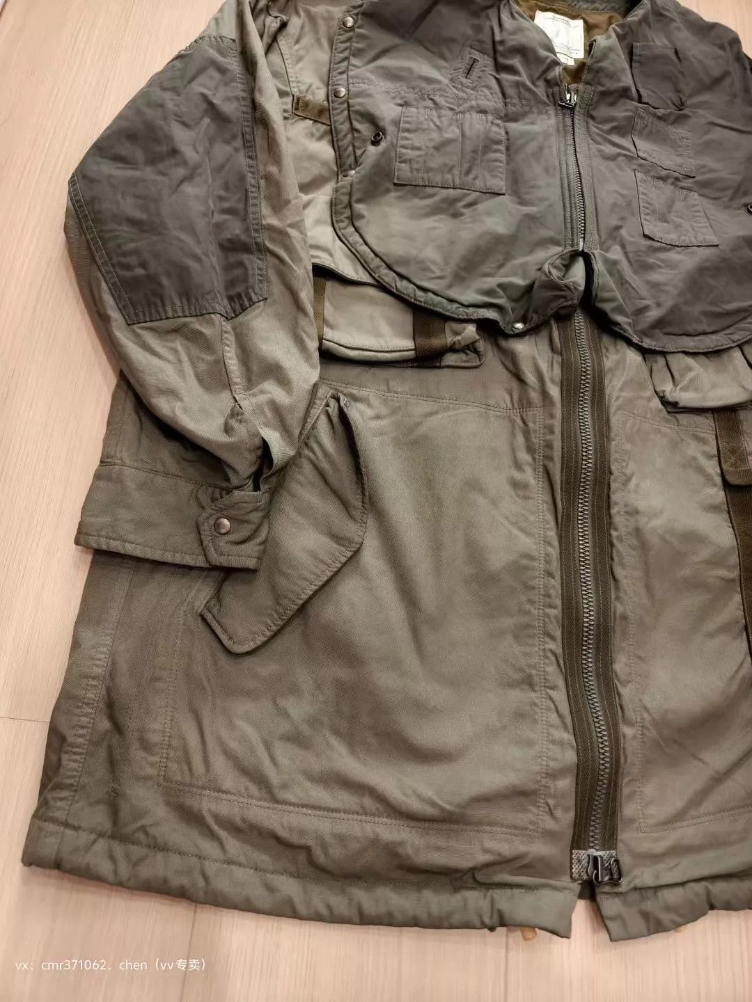 Visvim VISVIM Paratrooper Tadpole Olive2 2/3 Oversized Mud-Dyed Size US M / EU 48-50 / 2 - 3 Thumbnail