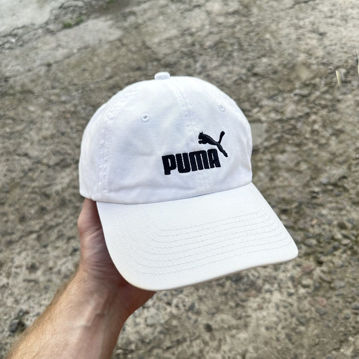 Puma Vintage Cap Puma White Hat Y2K One size 90s USA Style Size ONE SIZE - 1 Thumbnail