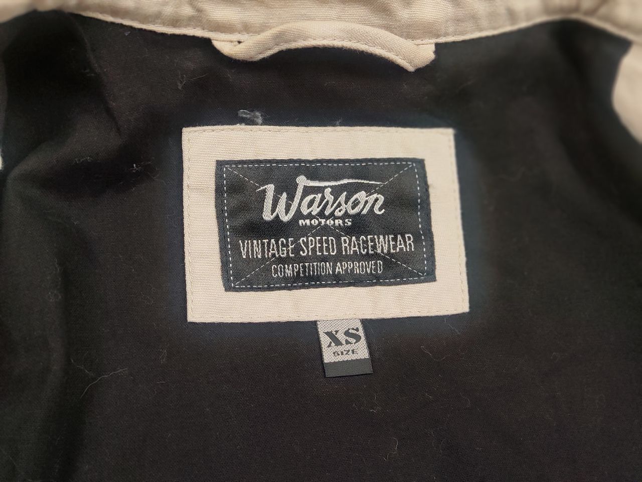 Japanese Brand Vintage Warson Motors Speed Racewear Beige canvas Jacket Size US S / EU 44-46 / 1 - 15 Thumbnail