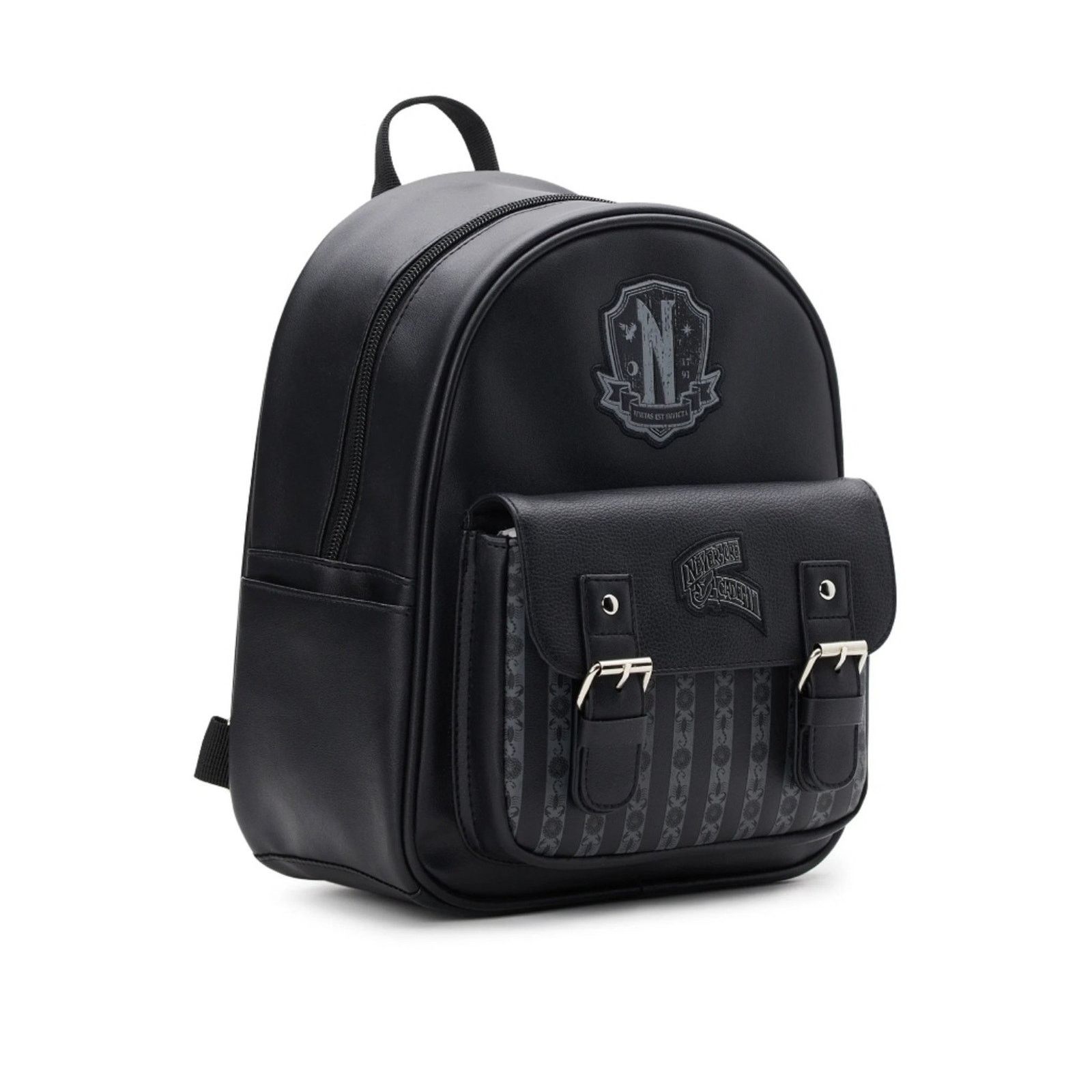 Disney Wednesday Addams Mini Backpack Black NWT Size ONE SIZE - 2 Thumbnail