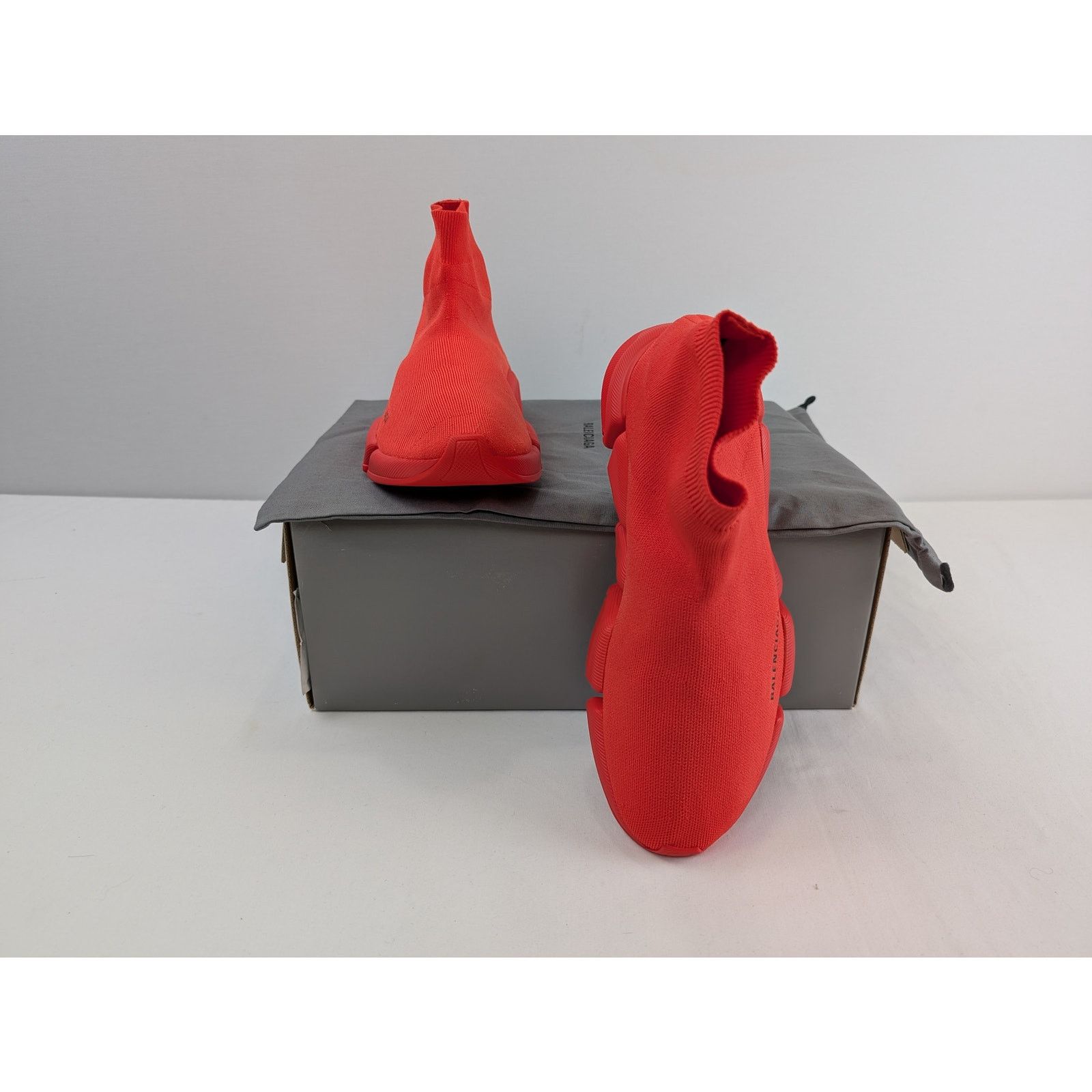 Balenciaga o1rshd1 Speed 2.0 LT New Recycled Knit/Sole in Intense Red Size US 9 / EU 42 - 19 Thumbnail