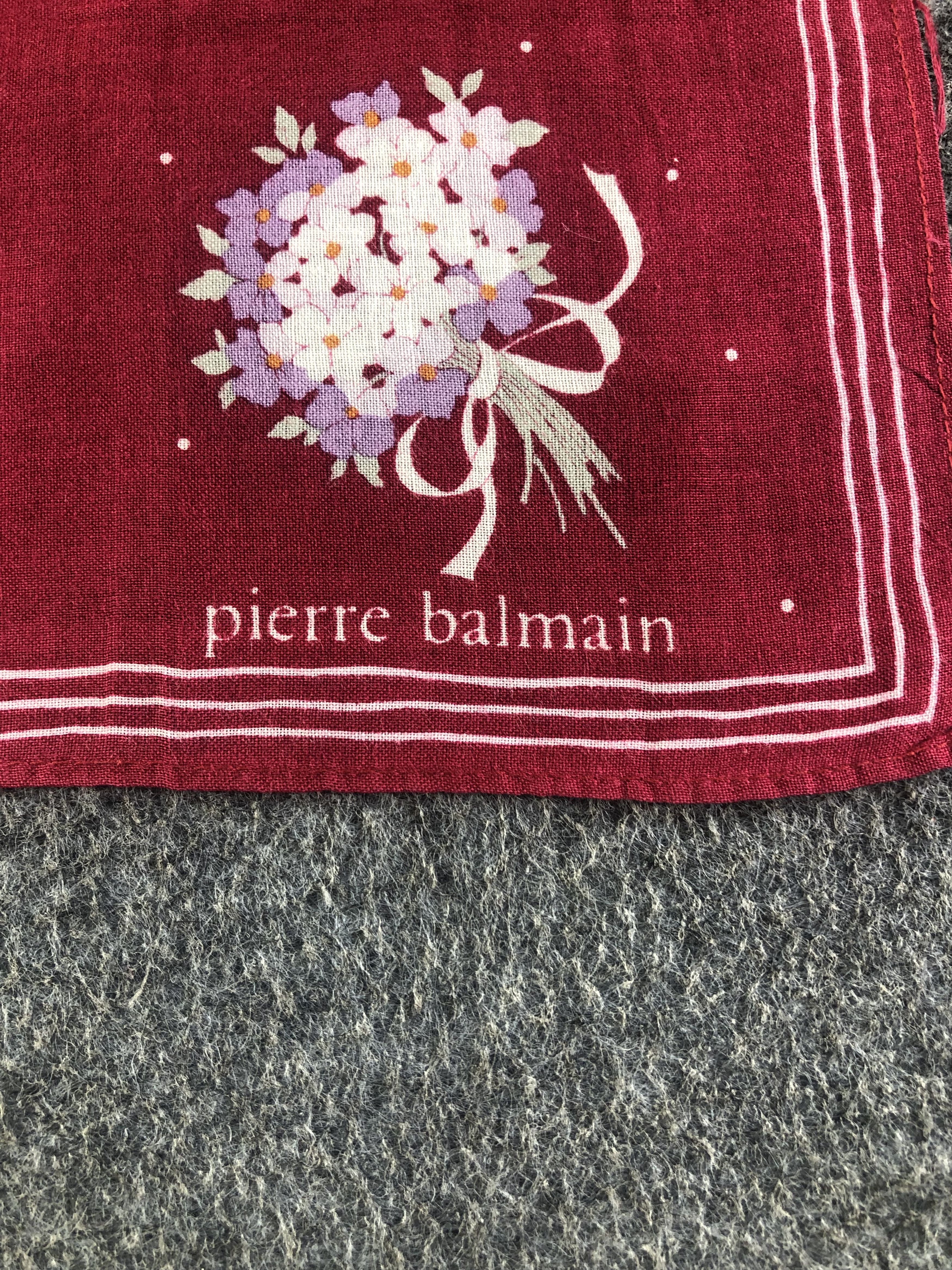 Pierre Balmain Pierre Balmain Handkerchief / Bandana / Neckerchief C462 Size ONE SIZE - 3 Thumbnail
