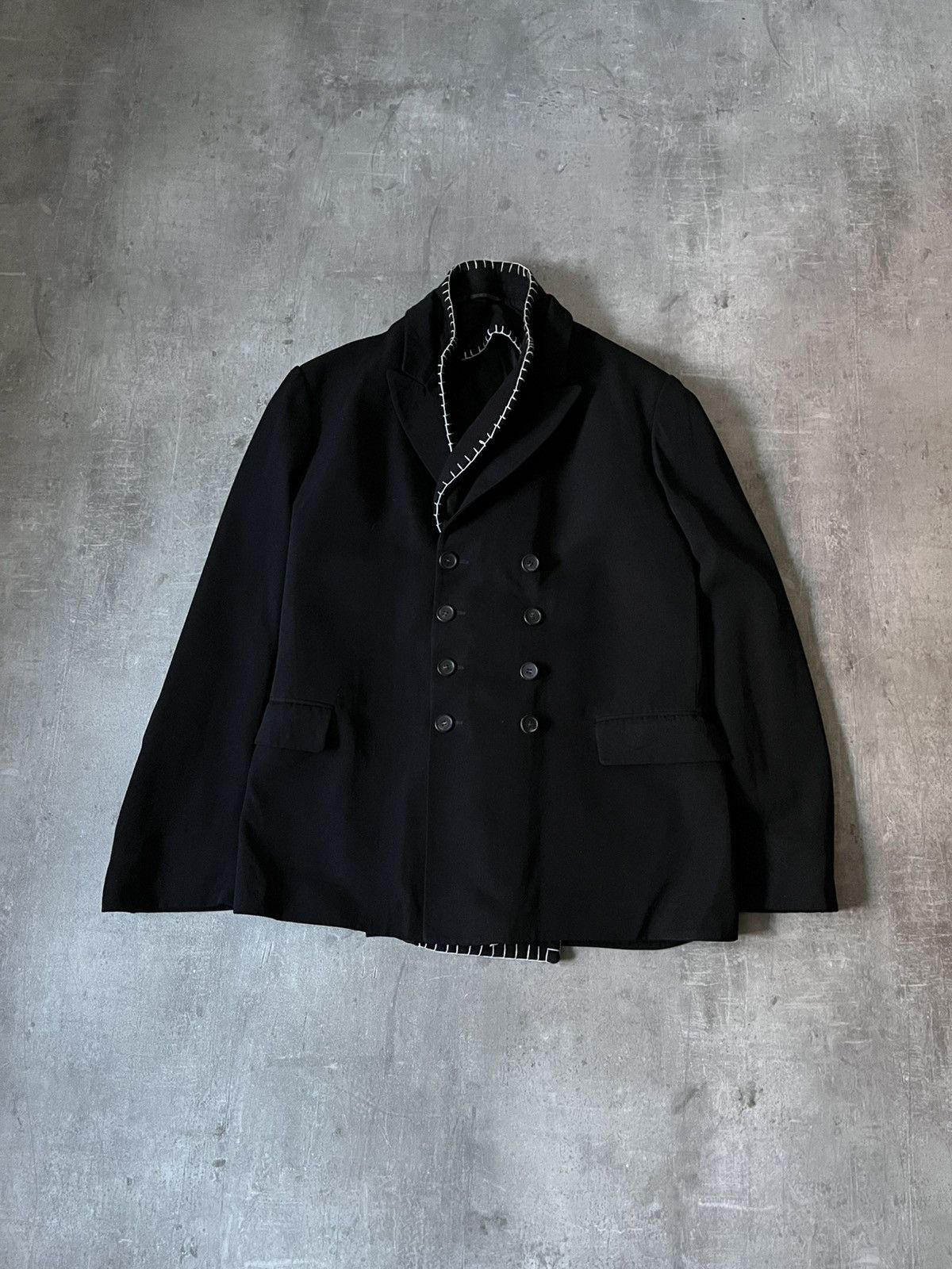 Yohji Yamamoto Yohji Yamamoto F/W 96 archival wool Jacket black Size US M / EU 48-50 / 2 - 1 Thumbnail