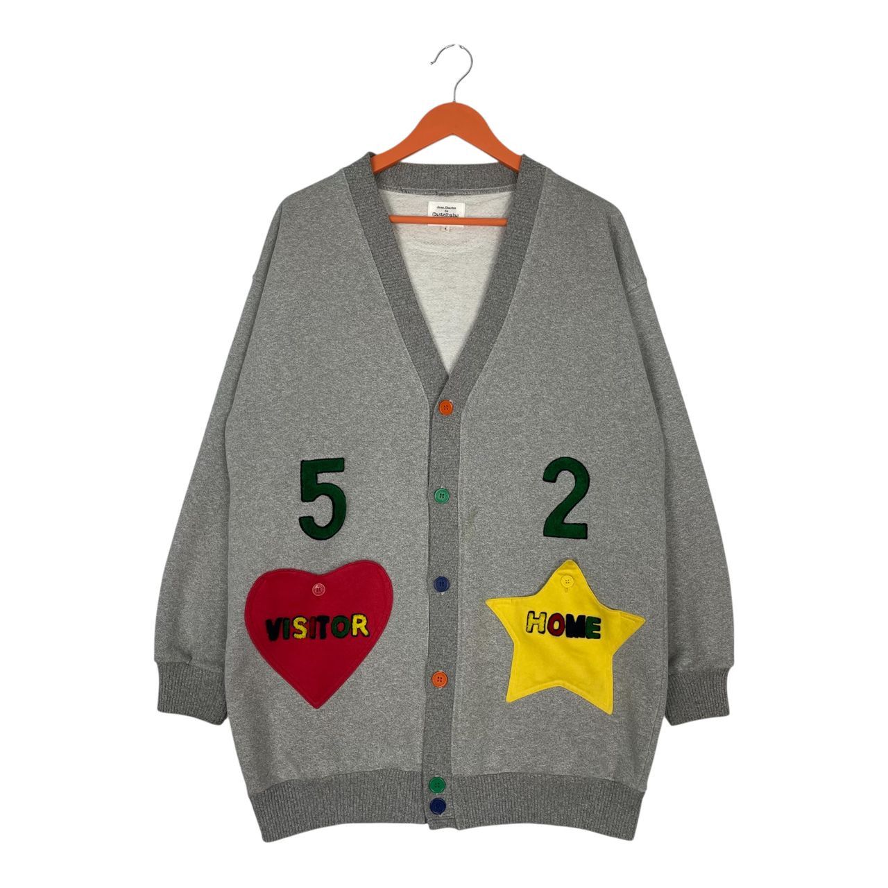 Jean Charles De Castelbajac Vintage Jean Charles De Castelbajac Button Cardigan Size US M / EU 48-50 / 2 - 1 Thumbnail