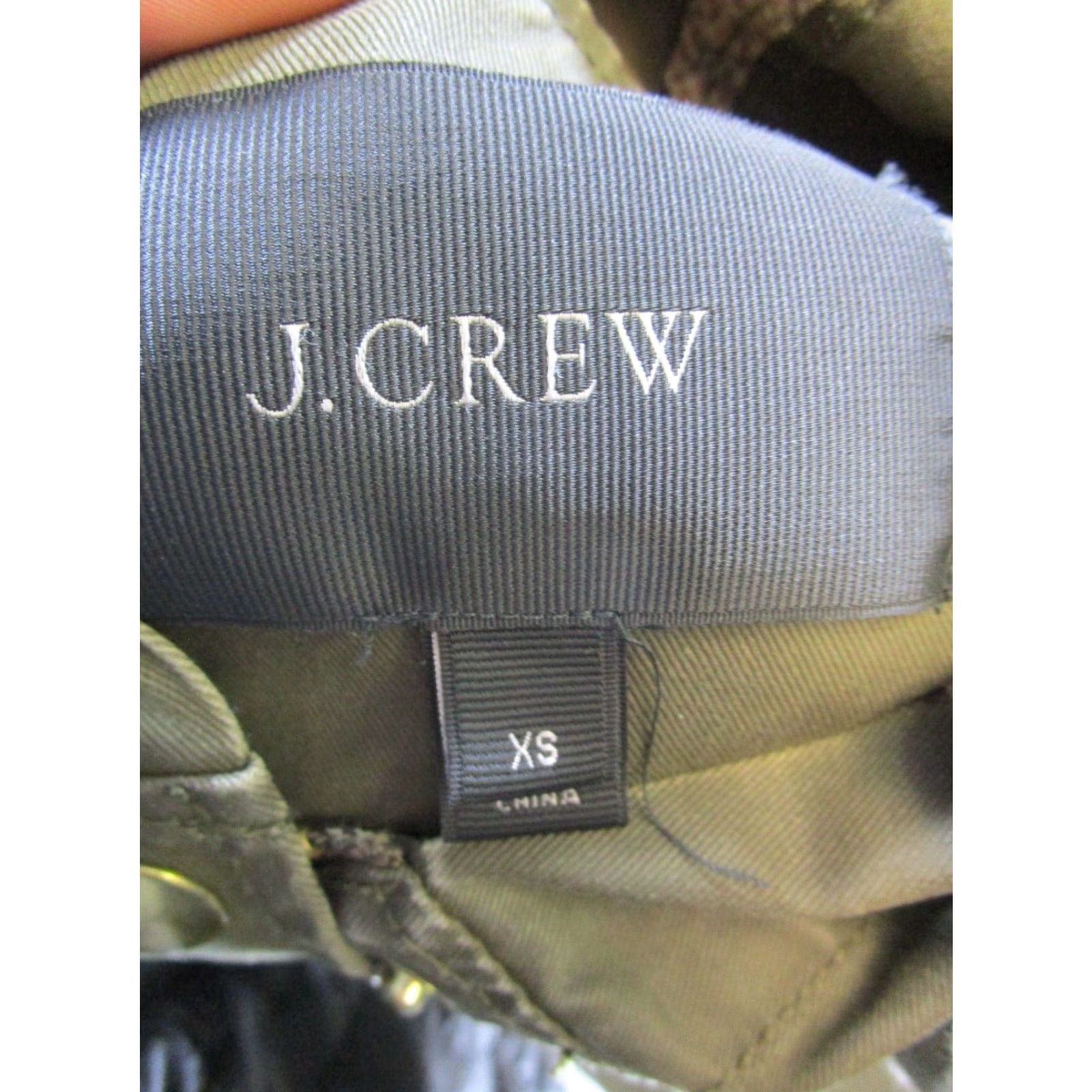 J.Crew J.Crew Womens Cotton Jacket Green Xs Extra Small Size XS / US 0-2 / IT 36-38 - 3 Thumbnail