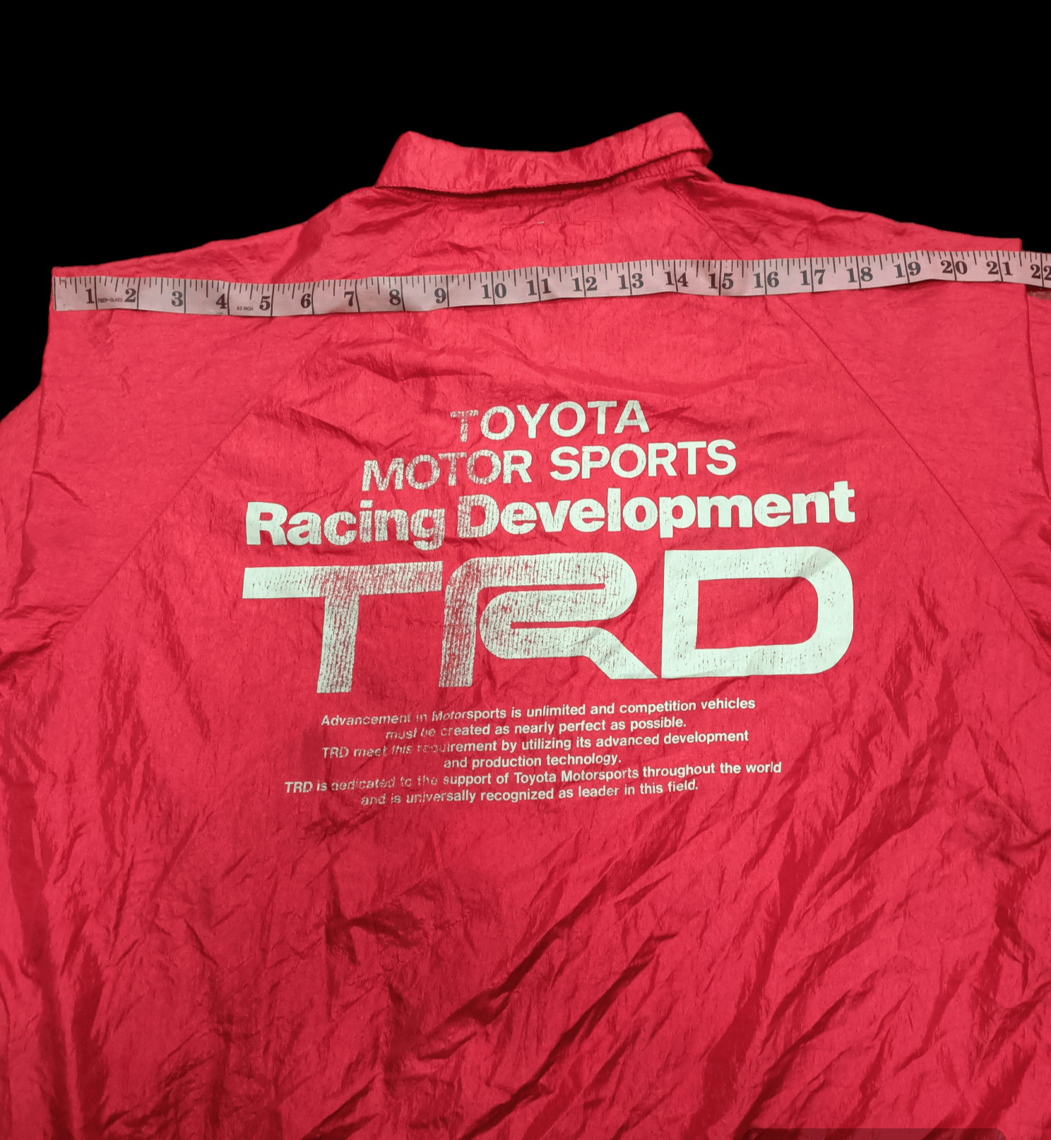 Vintage TRD MOTOR RACING WINDBREAKER JACKET x MOTORSPORT x VINTAGE Size US L / EU 52-54 / 3 - 9 Thumbnail