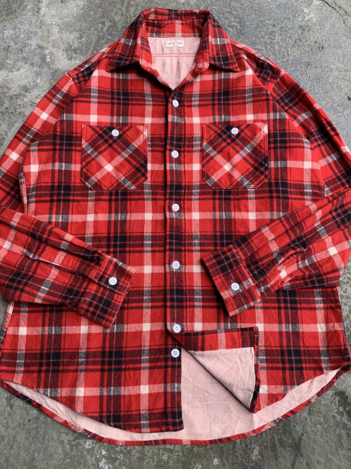 Sugar Cane Heavy Flannel Sugar Cane Double Pocket Large Size US L / EU 52-54 / 3 - 4 Thumbnail