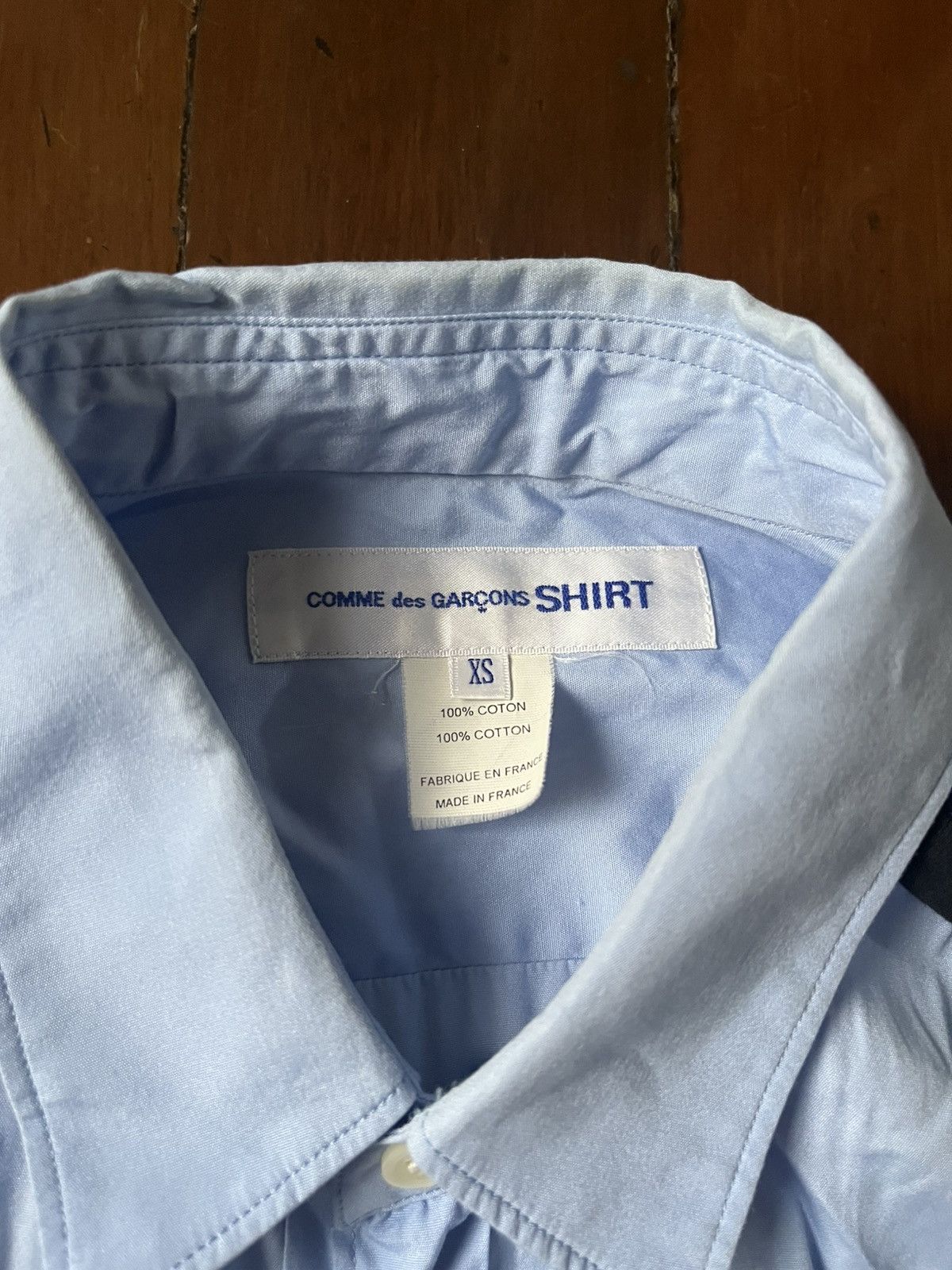 Comme des Garcons SHIRT Comme des Garcons SHIRT Piped Seam Shirt Size US XS / EU 42 / 0 - 3 Thumbnail