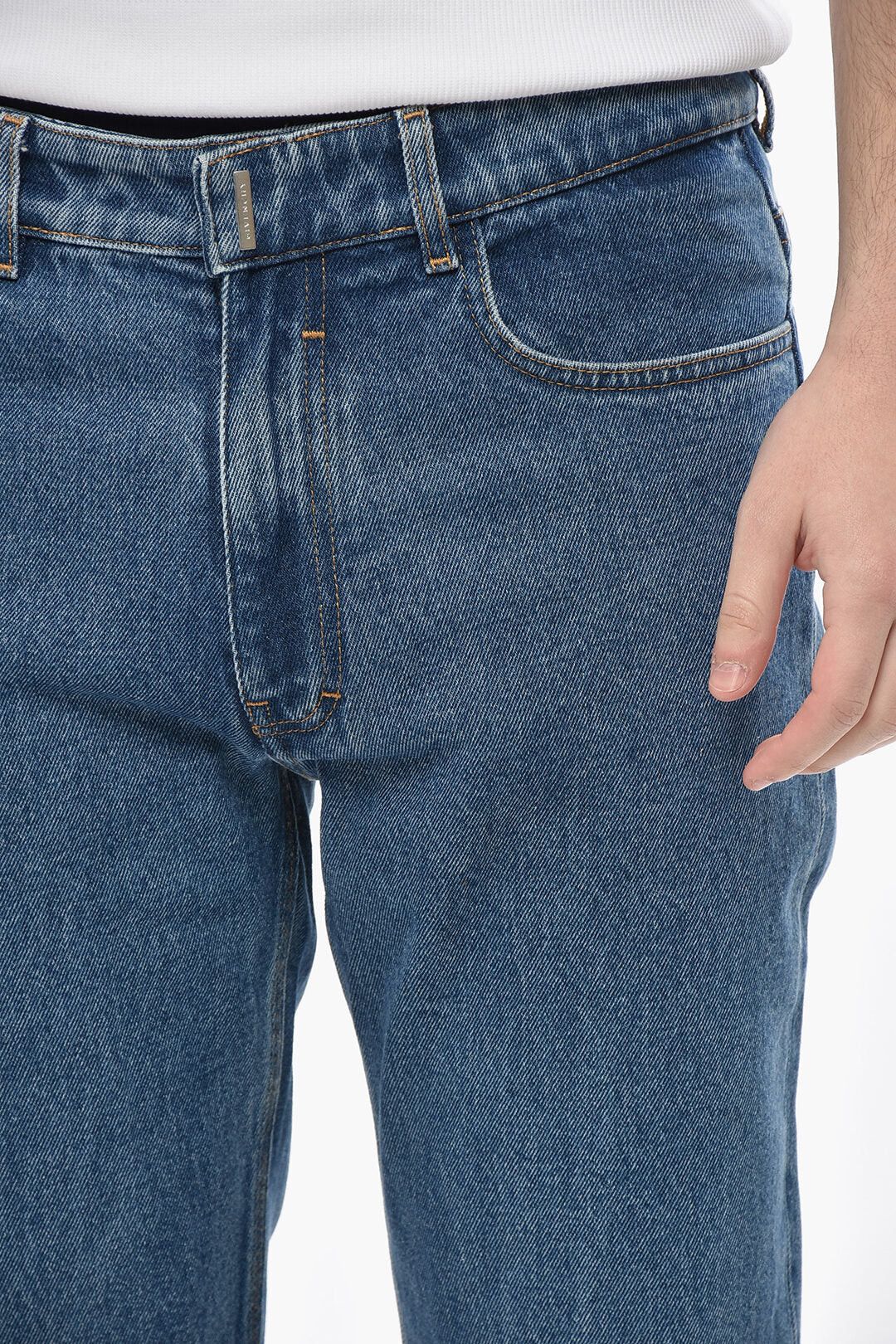 Givenchy og1mm0326 Slim Fit Medium Wash Jeans in Light Blue Size US 31 - 3 Thumbnail