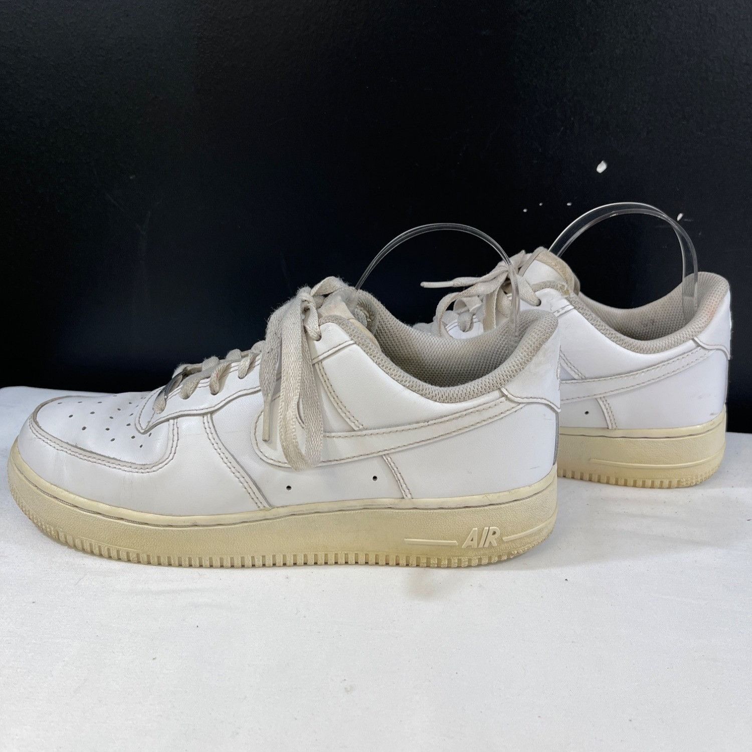 Nike Nike Air Force 1 Mens White Low Top Sneakers Size 8.5 SKU 65 Size US 8.5 / EU 41-42 - 5 Thumbnail