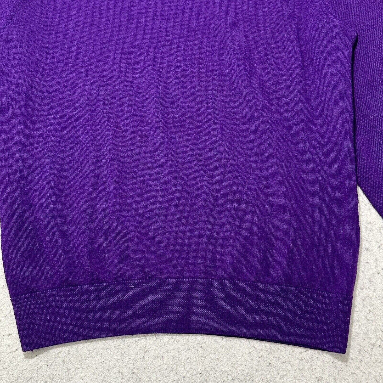 Other Dunning Golf Small Merino Wool V-Neck Purple Sweater Size US S / EU 44-46 / 1 - 8 Thumbnail