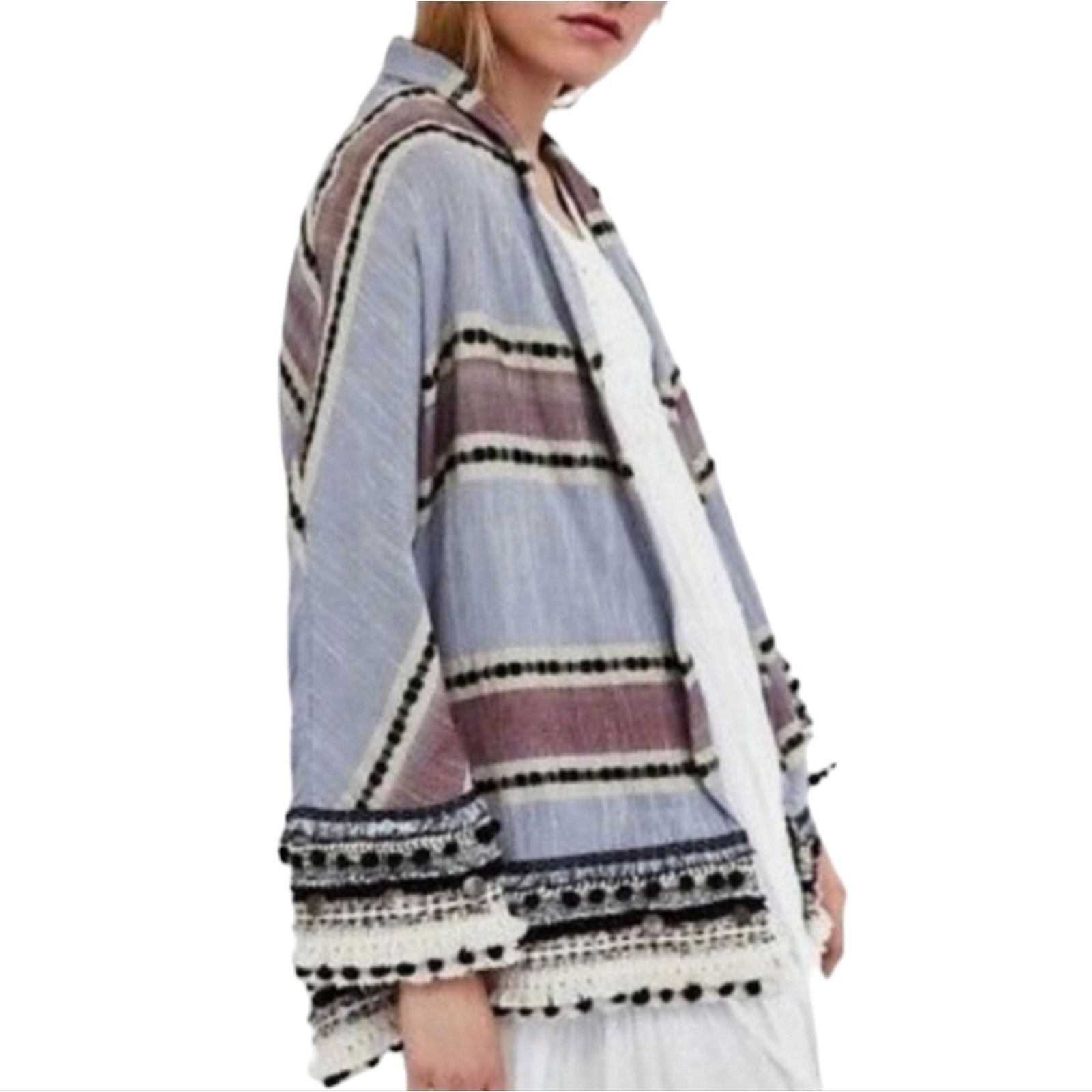 Zara Zara Open Kimono kimono cardigan Medium Size M / US 6-8 / IT 42-44 - 4 Thumbnail