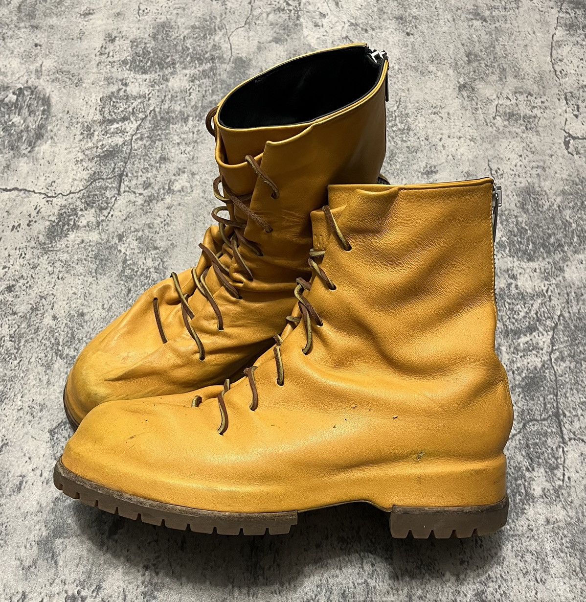424 424 Marathon Lace Boots Orange Size US 11 / EU 44 - 1 Thumbnail