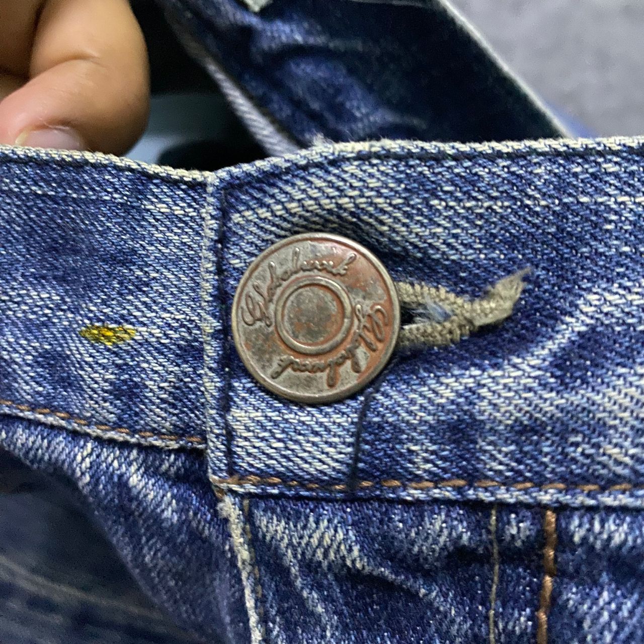 If Six Was Nine 💥Best Offer💥Vintage Global Work Splash Colour Denim Size US 32 / EU 48 - 15 Thumbnail