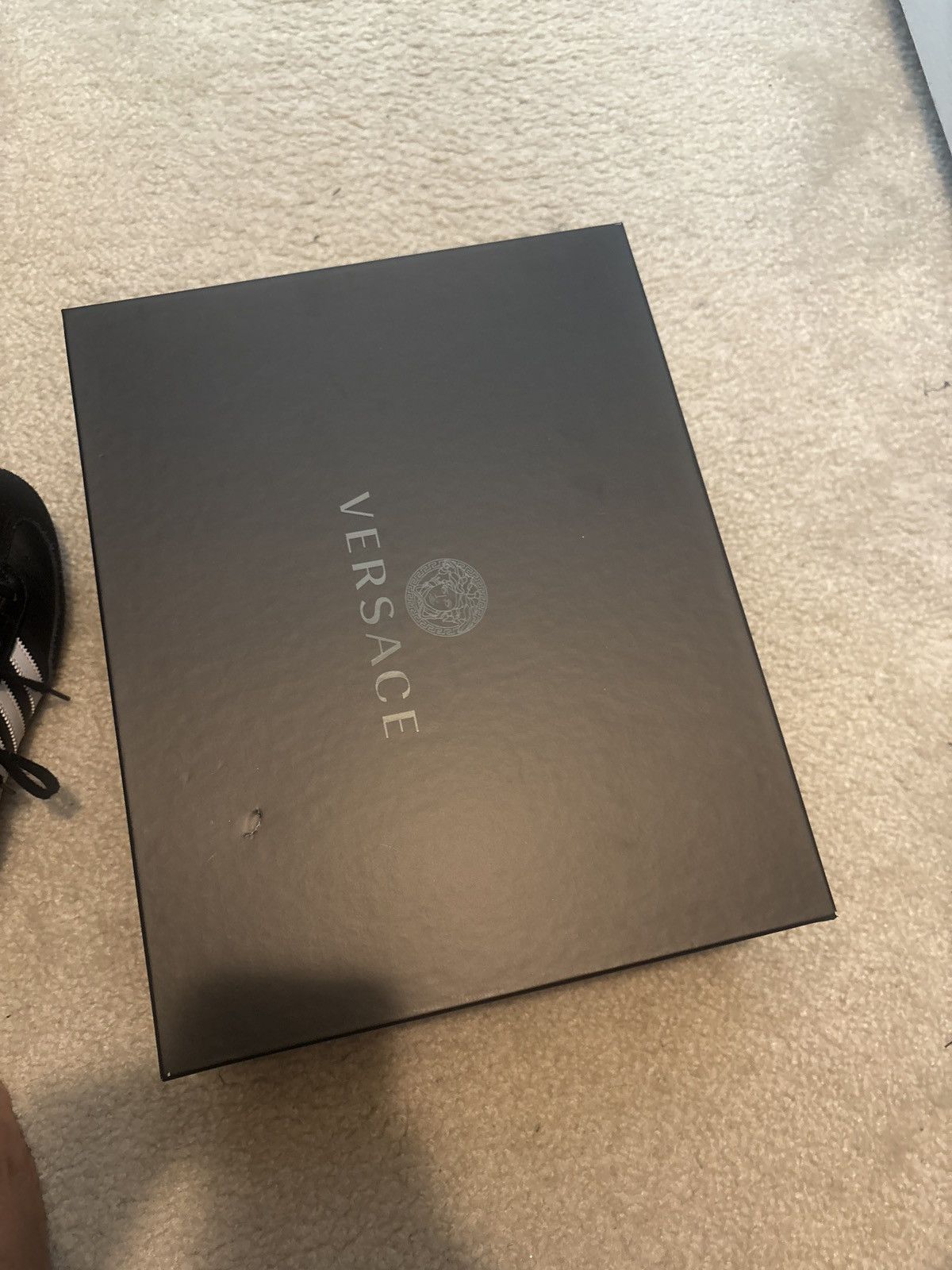 Versace Hightop black , gold , and yellow shoes Size US 7 / IT 37 - 6 Thumbnail