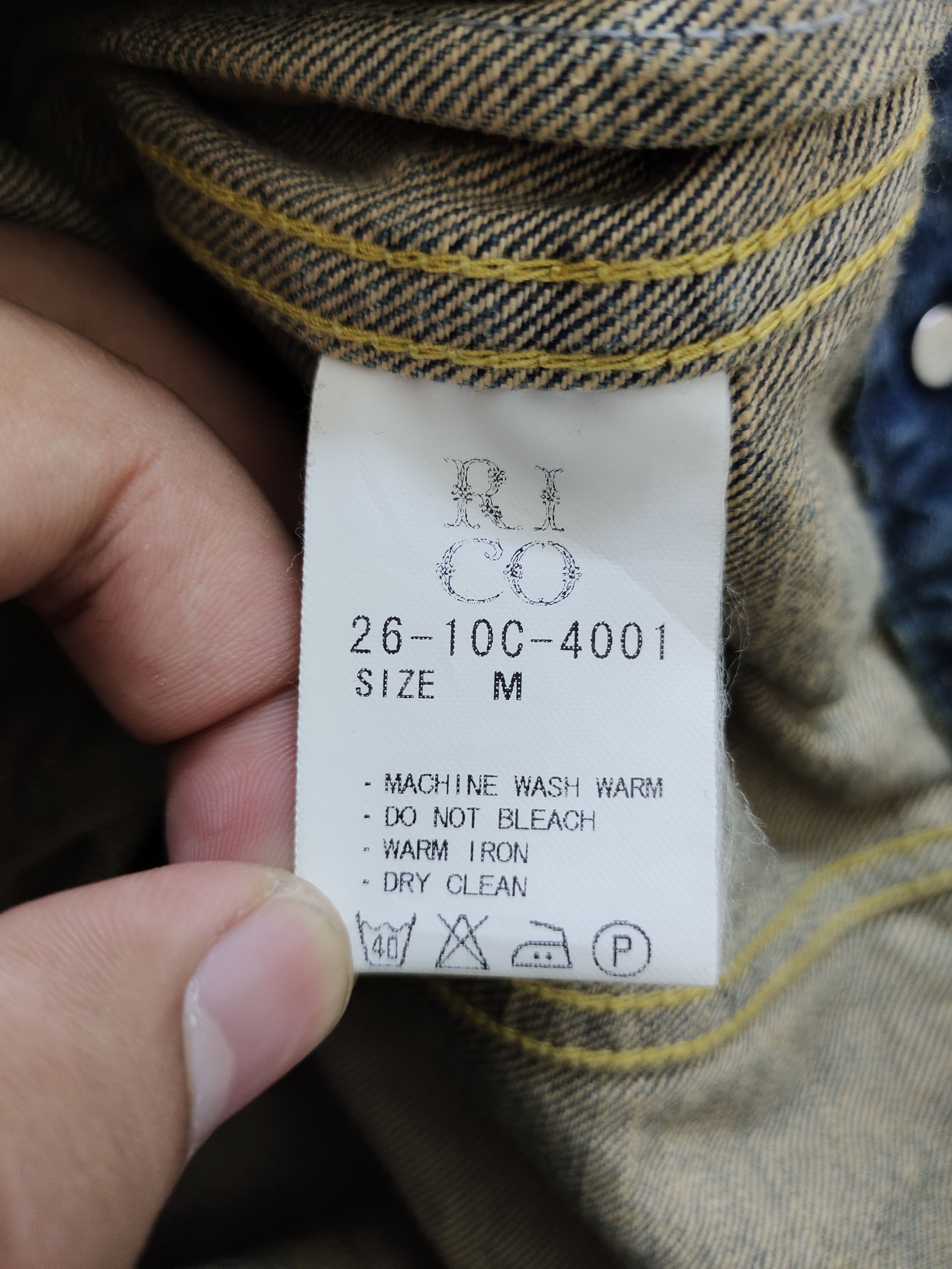 If Six Was Nine Rico Japan Double Pocket Distress Faded Denim Jacket Size US M / EU 48-50 / 2 - 17 Thumbnail