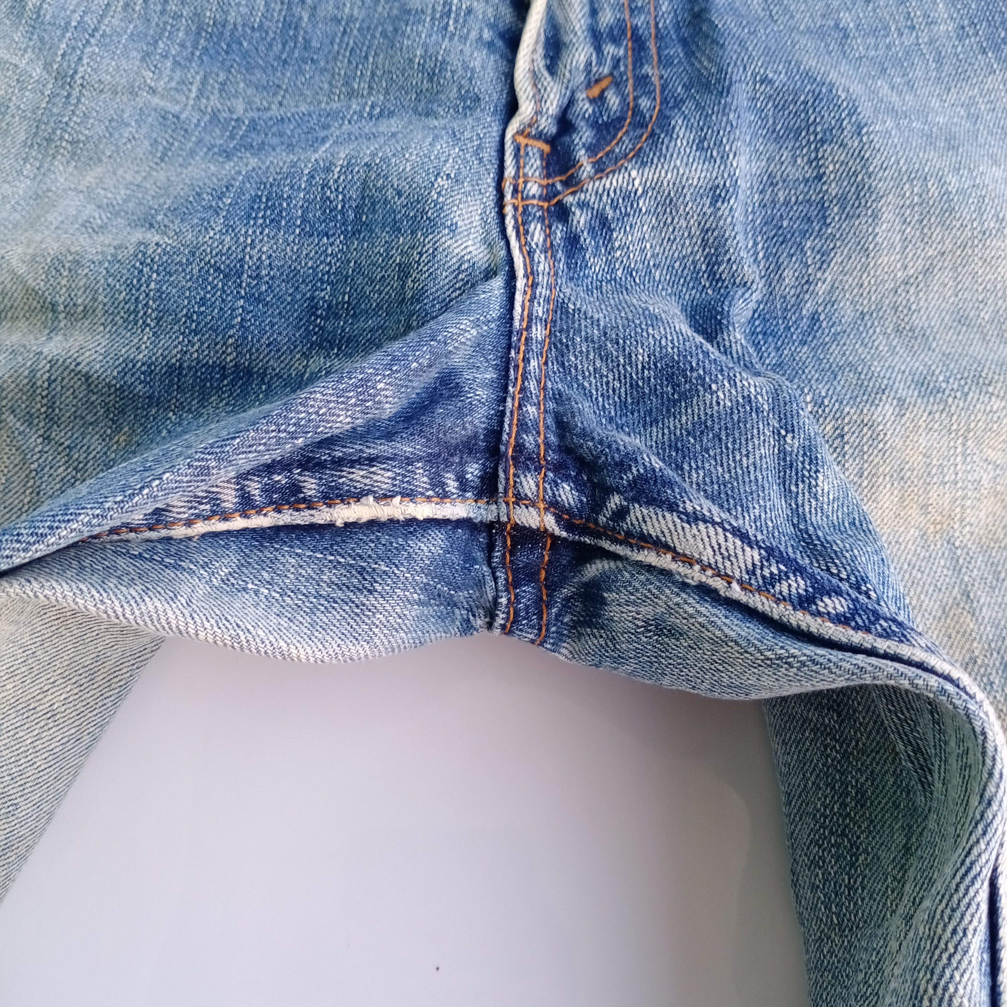 Levi's Vintage Levis 502 Not Capital E Selvedge Distressed Denim Size US 31 - 4 Thumbnail