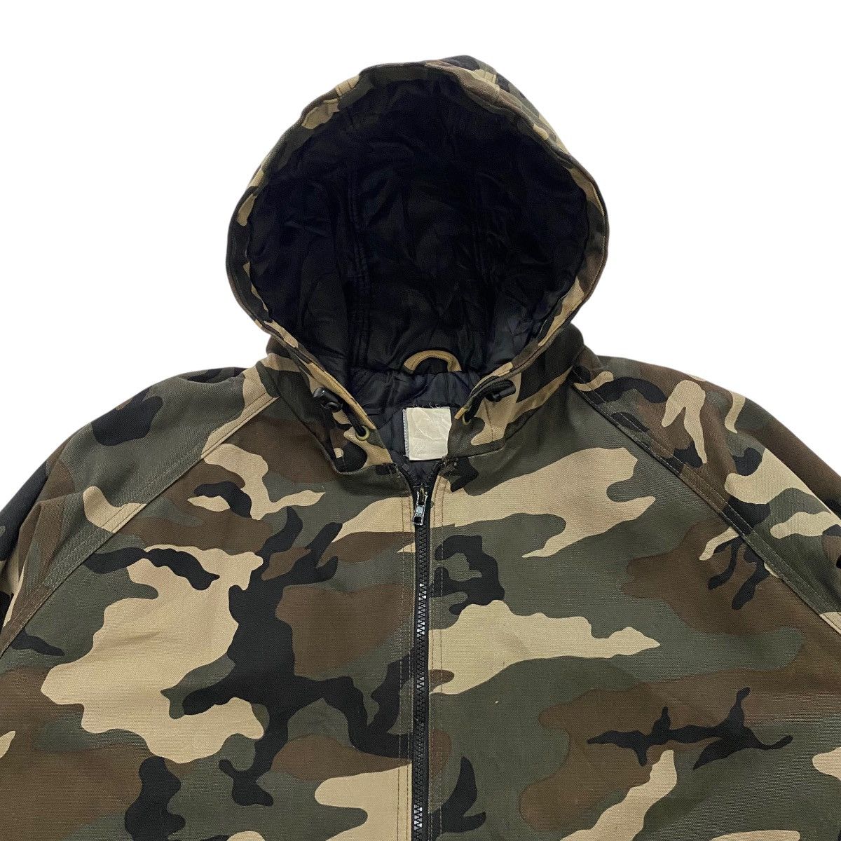 Carhartt ☀️Vintage Carhartt camo hoodie jacket Size US XXL / EU 58 / 5 - 5 Thumbnail