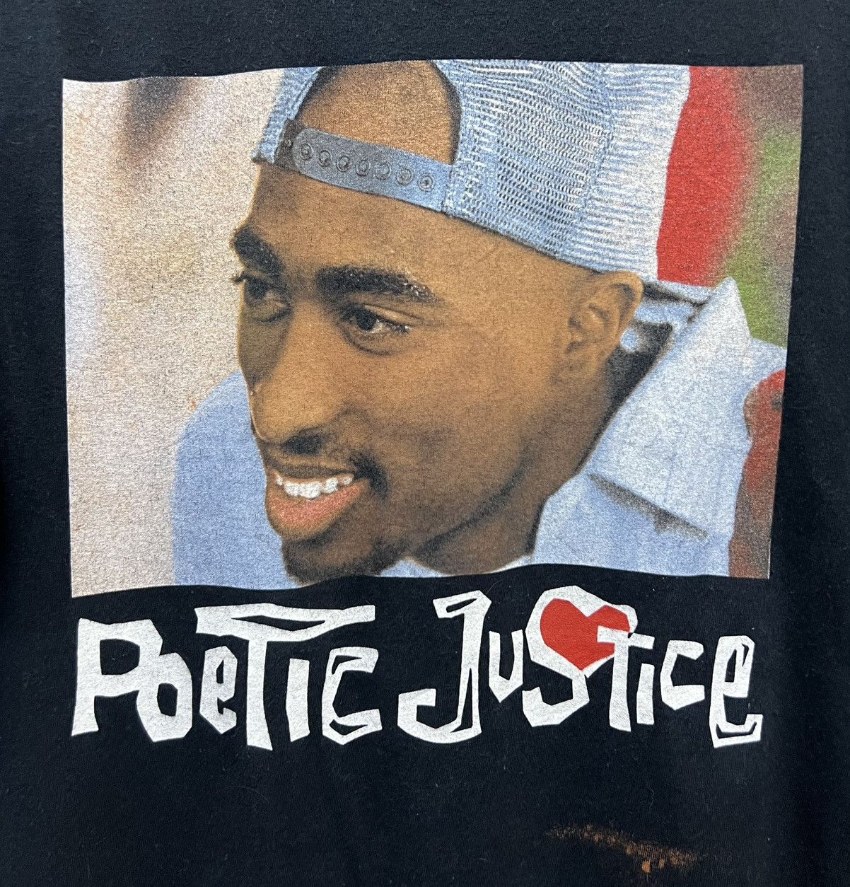 Rap Tees POETIC JUSTICE TUPAC SHAKUR SHIRT Size US XL / EU 56 / 4 - 3 Thumbnail