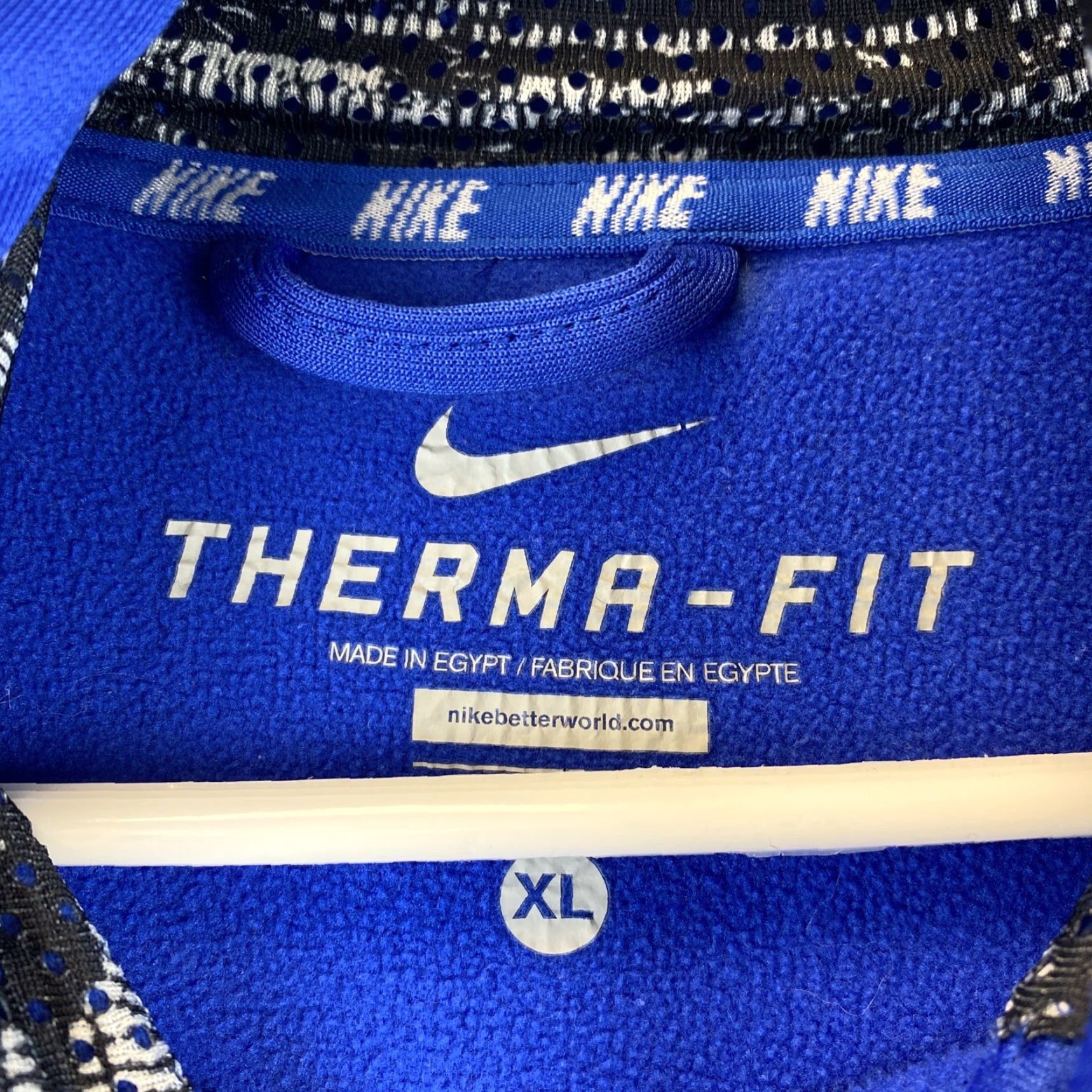 Nike Nike Therma Fit XL Blue Hoodie Hooded Sweatshirt Jacket Mens / 71-25 Size US XL / EU 56 / 4 - 5 Thumbnail