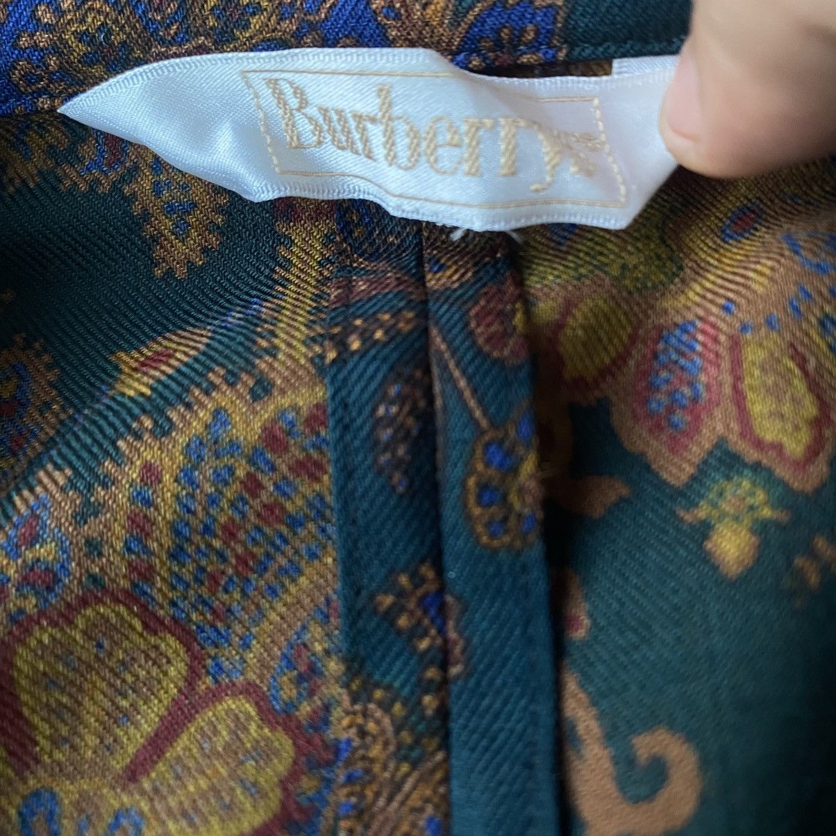 Burberry ‼️LAST DROP‼️Burberry Vintage Floral Paisley Blazer Jacket Size S / US 4 / IT 40 - 15 Thumbnail