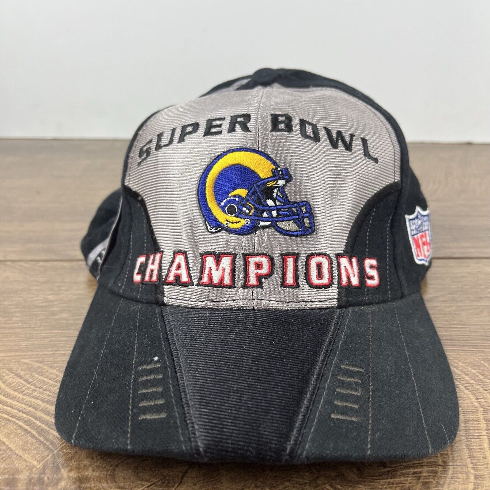 Other St. Louis Rams Hat Super Bowl Champions Gray Hat Adjustable Size ONE SIZE - 4 Thumbnail