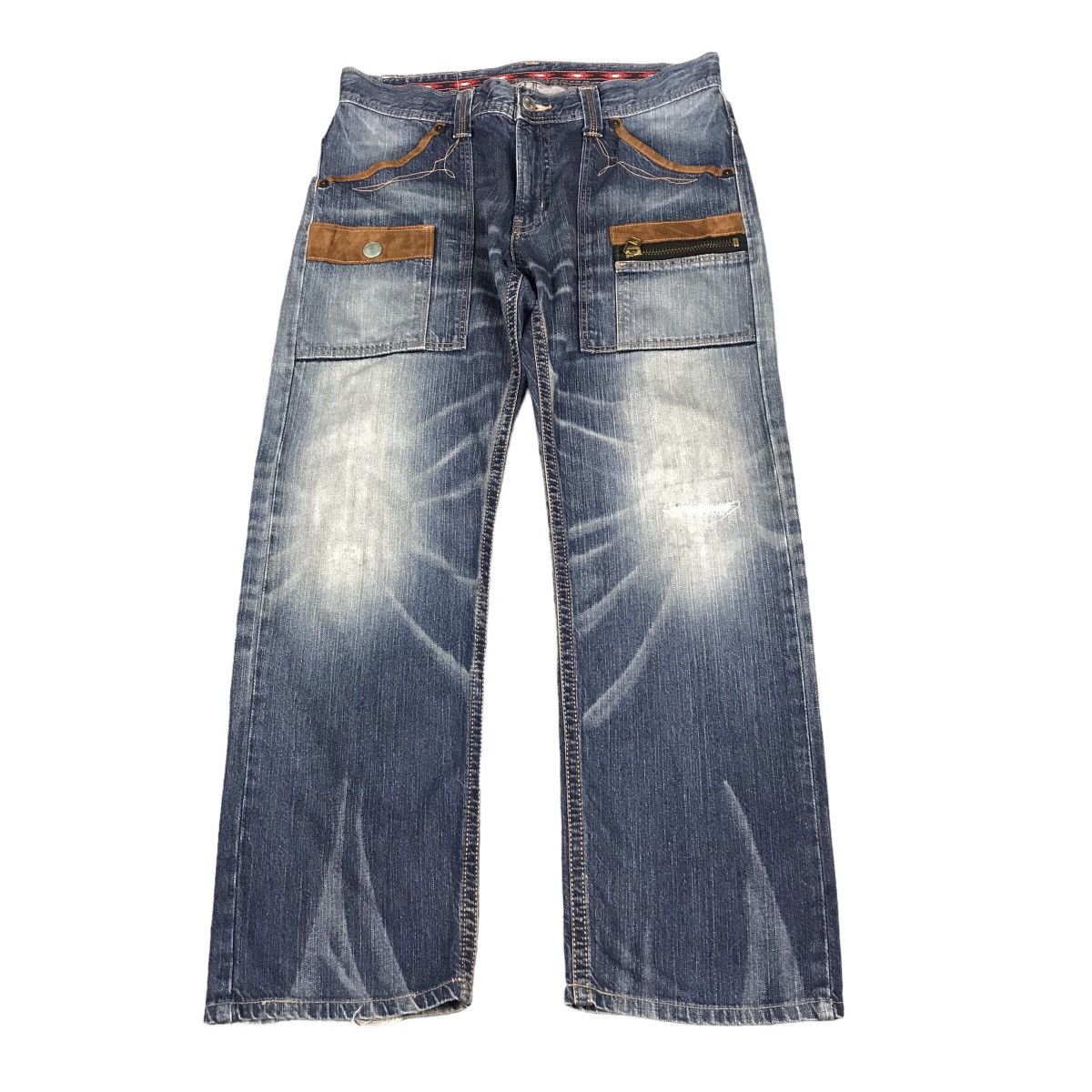 image of Avant Garde Bushpants Denim Edwin Japanese Jeans Pants, Men's (Size 34)