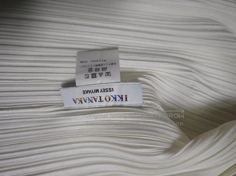 Issey Miyake Issey Miyake White Ruffled Long Sleeve Top Size L / US 10 / IT 46 - 4 Thumbnail