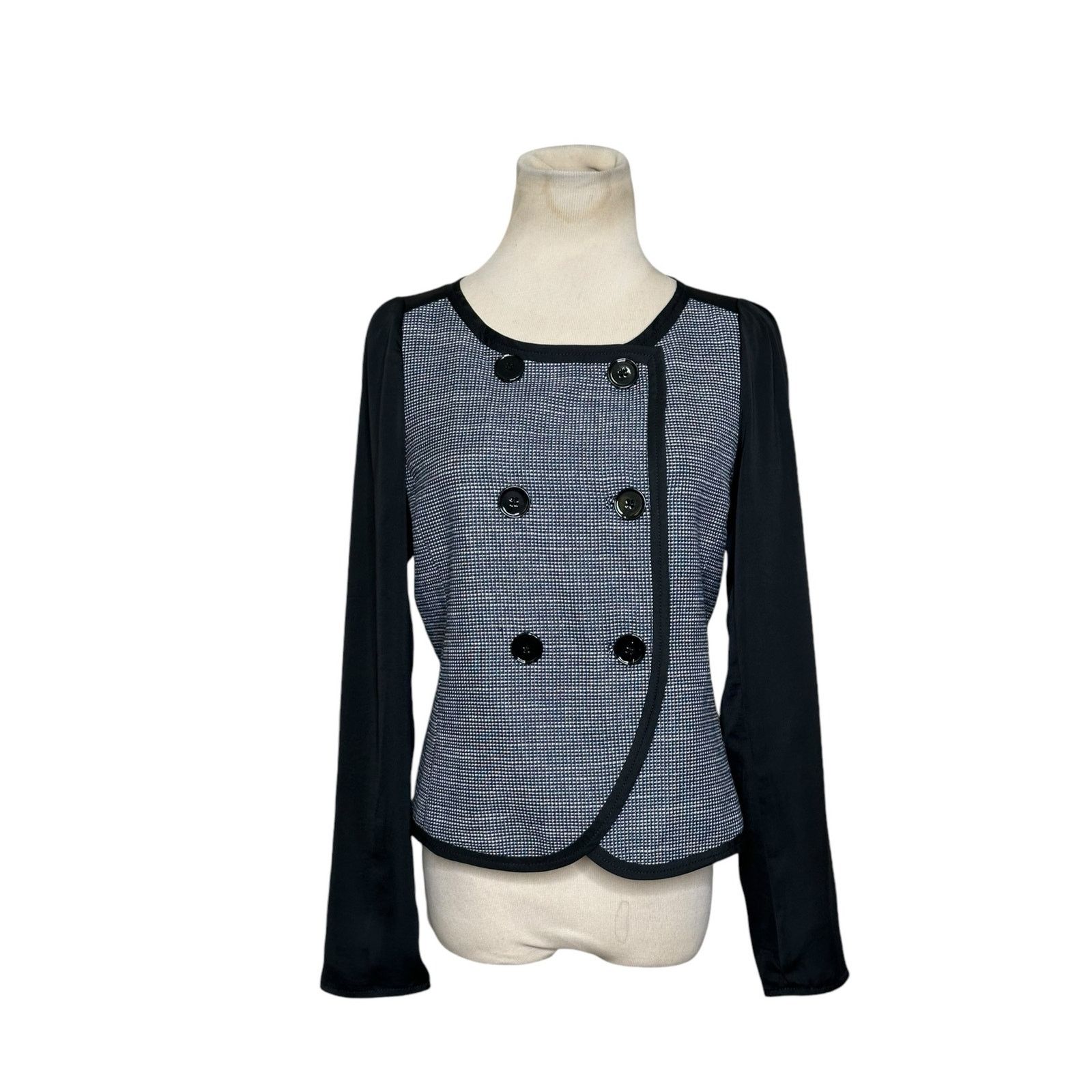 Gap Gap black lined doble breast business blazer size XS Size XS / US 0-2 / IT 36-38 - 1 Thumbnail