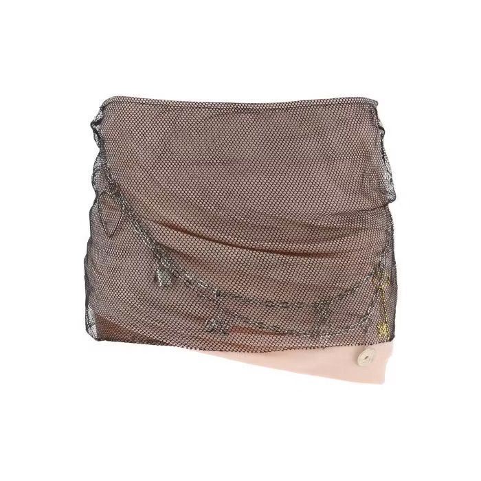image of Dilara Findikoglu O1S22I1N0524 Microgown Mini Skirt In Black, Women's (Size 38)