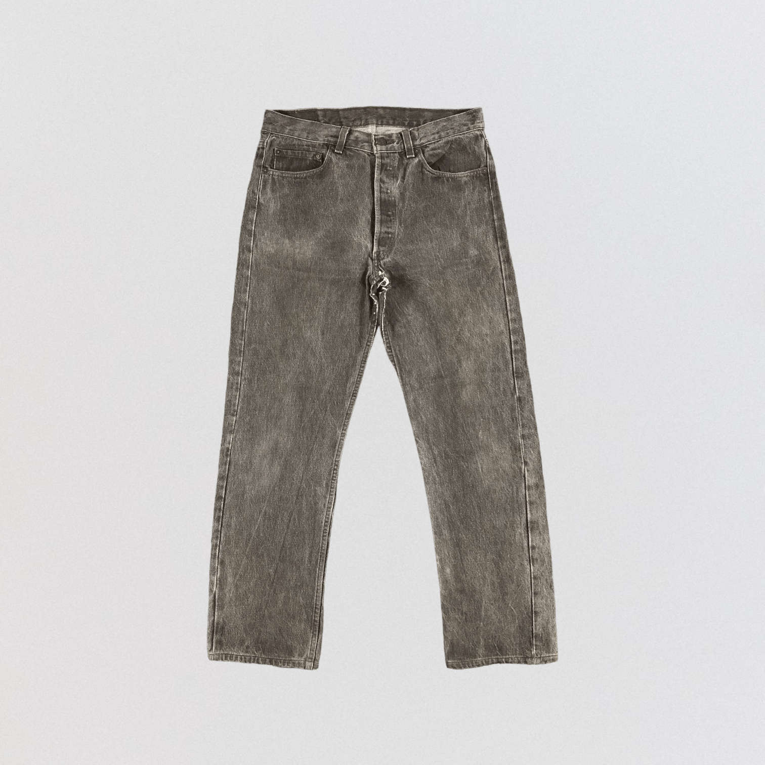 Levi's Vintage 90s Levis 501 Faded Black Jeans-JM2063 Size US 34 / EU 50 - 1 Thumbnail