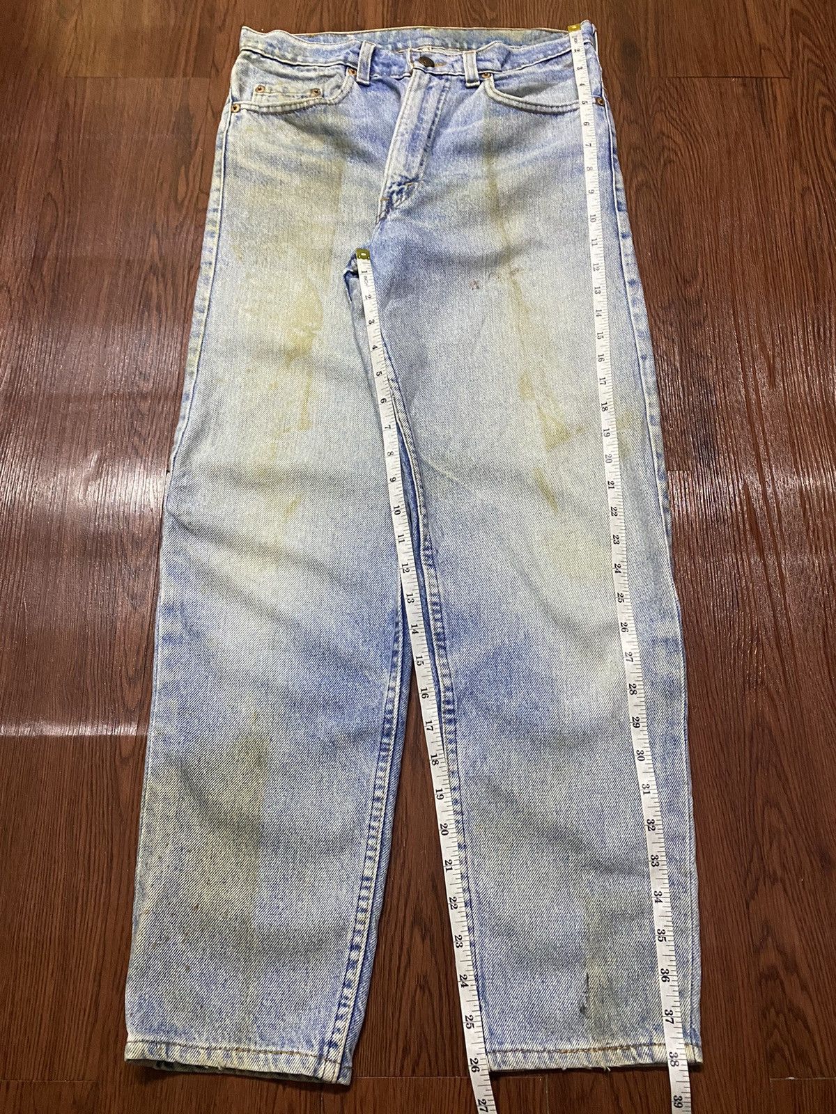 Levi's Vintage Levis 90s Vietnam Grunge Blue Faded Wash Jeans Size US 30 / EU 46 - 13 Thumbnail