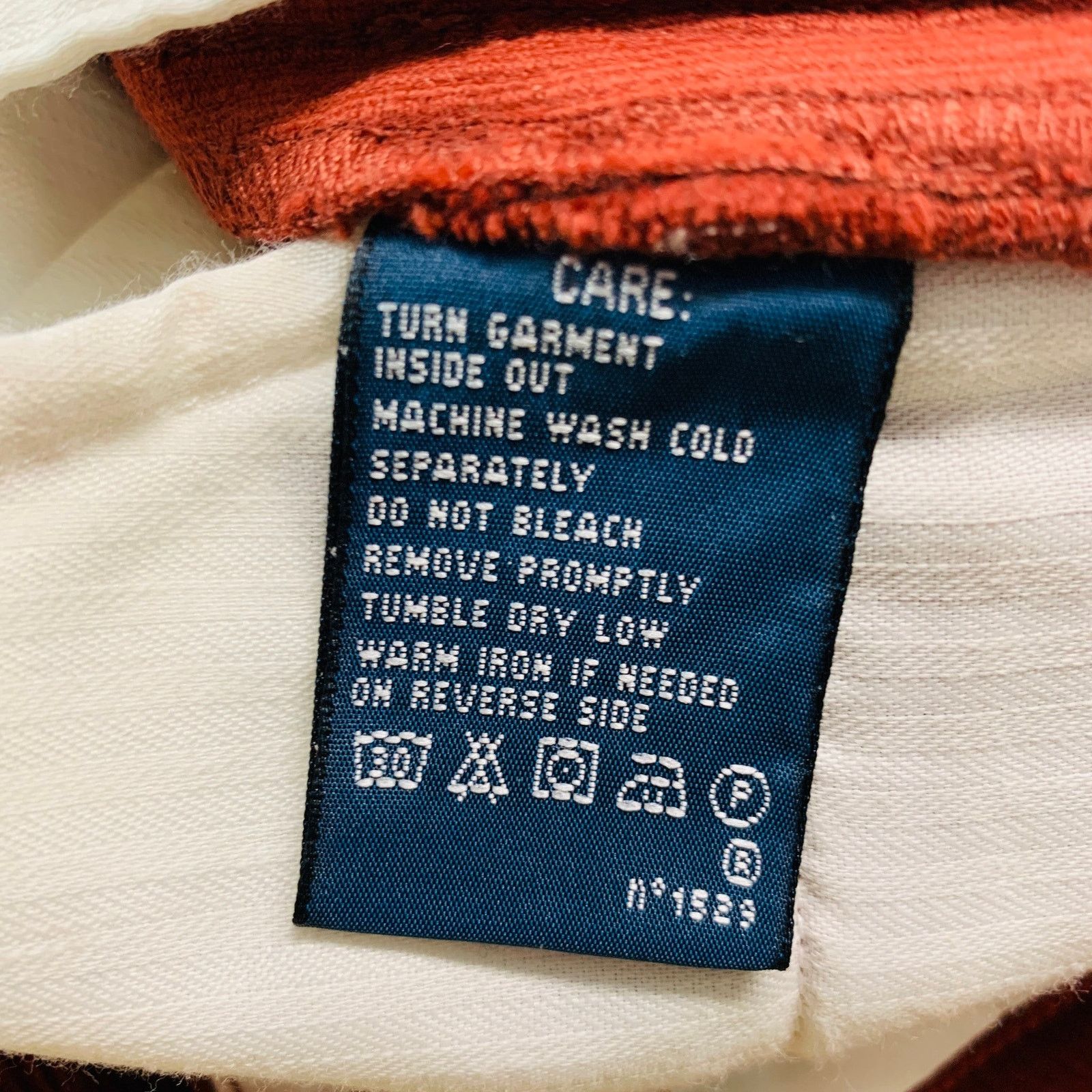 Ralph Lauren Red Brown Cotton Elastane Patchwork Suede Casual Pants Size 30" / US 8 / IT 44 - 5 Thumbnail