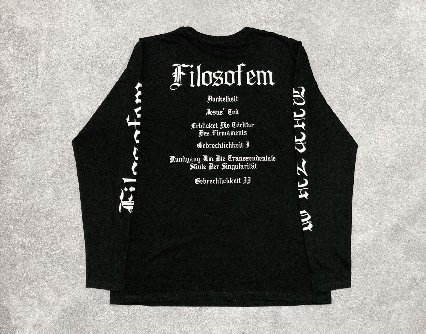 Band Tees Longsleeve Burzum - Filosofem Black metal Mayhem Bathory Size US L / EU 52-54 / 3 - 5 Thumbnail
