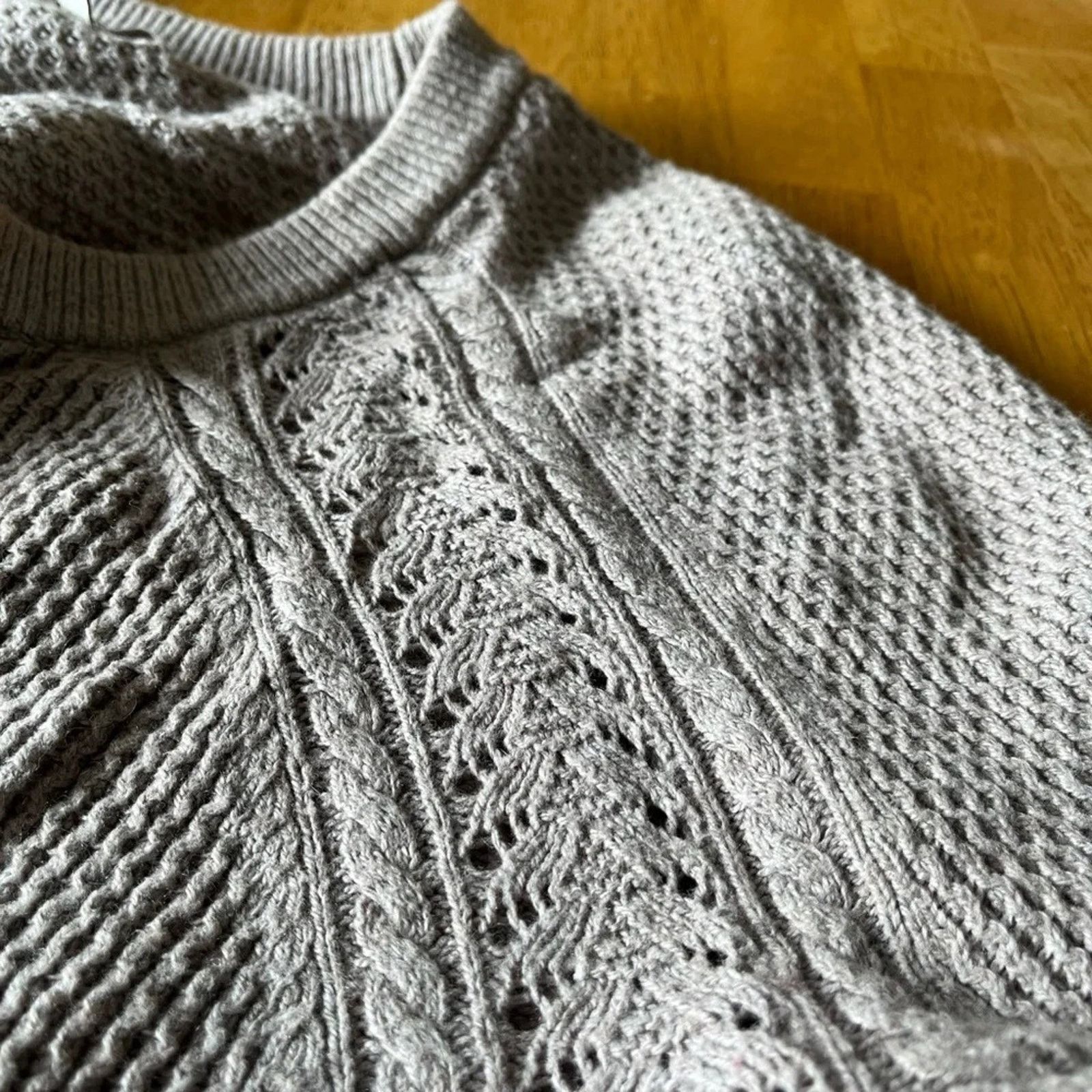 Loft Ann Taylor Loft long sleeved TAN sweater, size XL Size XL / US 12-14 / IT 48-50 - 4 Thumbnail