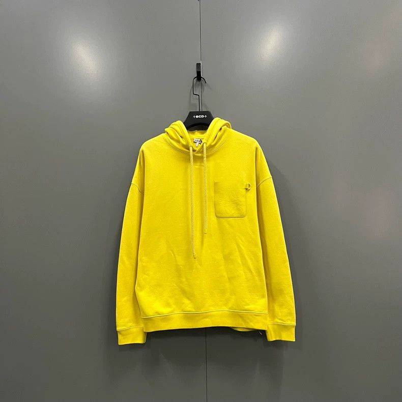 Loewe LOEWE Yellow Logo Pocket Hoodie - dmc Size US M / EU 48-50 / 2 - 1 Thumbnail