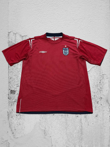 Umbro Vintage T-shirt red Umbro Football England Jerseys Y2K Size US XXL / EU 58 / 5 - 1 Thumbnail