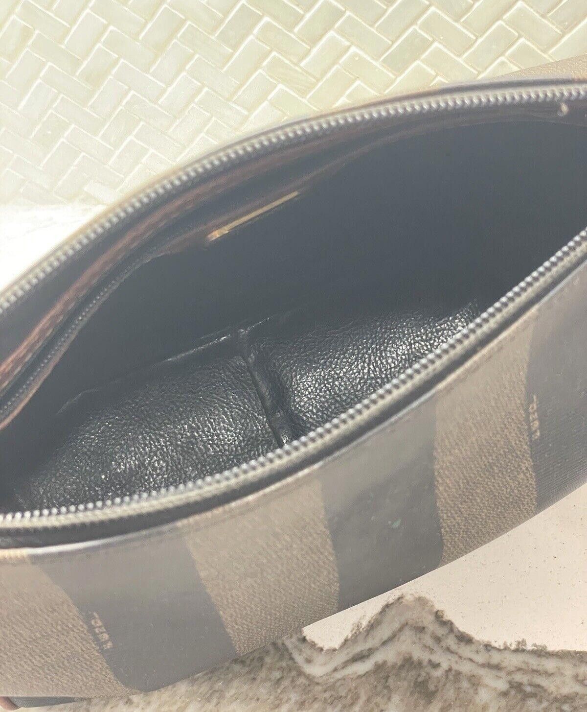 Fendi Vintage Fendi Pequin Striped Coated Canvas Crossbody Bag VG+ Size ONE SIZE - 6 Thumbnail