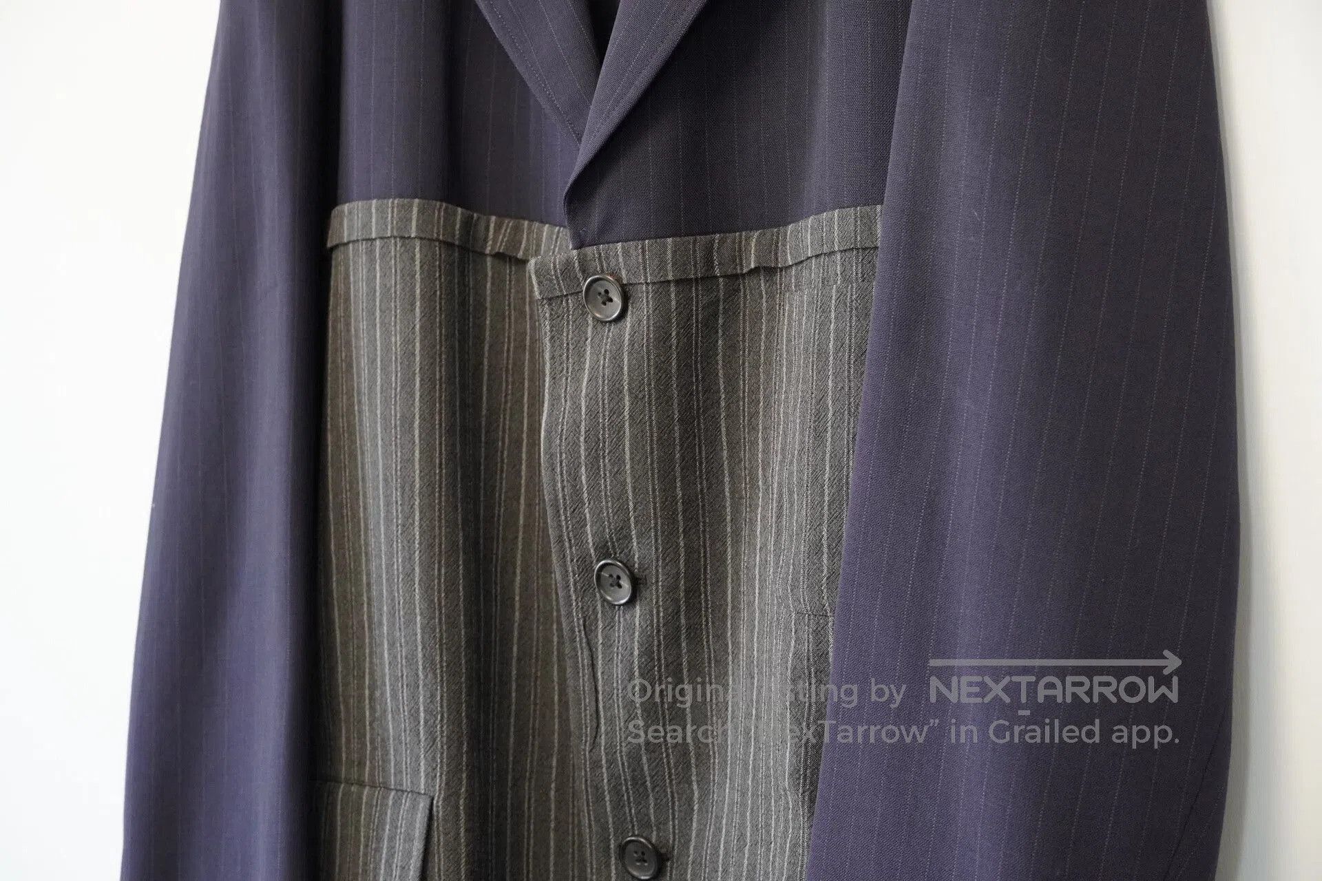 Yohji Yamamoto Yohji Yamamoto Striped Wool Jacket. Size US M / EU 48-50 / 2 - 3 Thumbnail