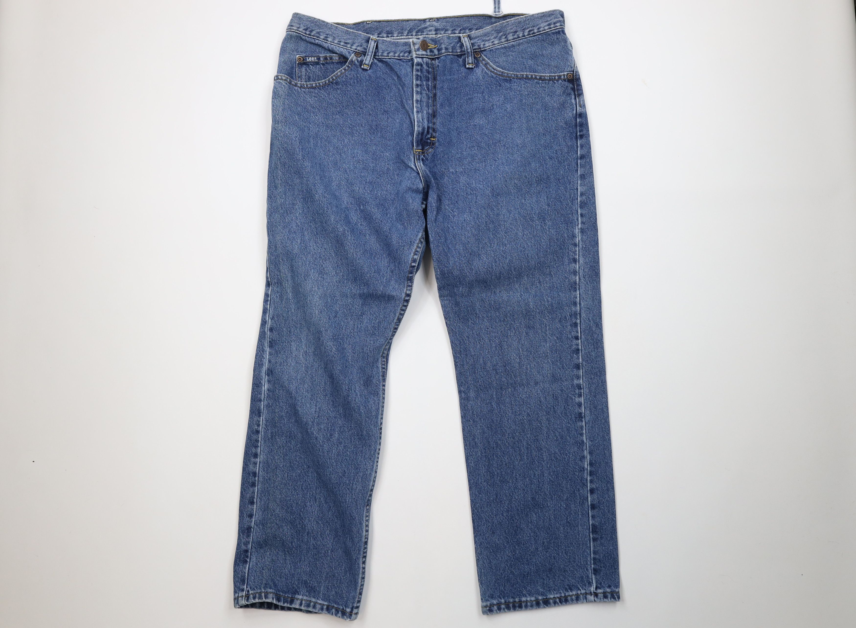 Lee Vintage Y2K Lee Western Bootcut Denim Jeans Blue Cotton Size US 40 / EU 56 - 1 Thumbnail