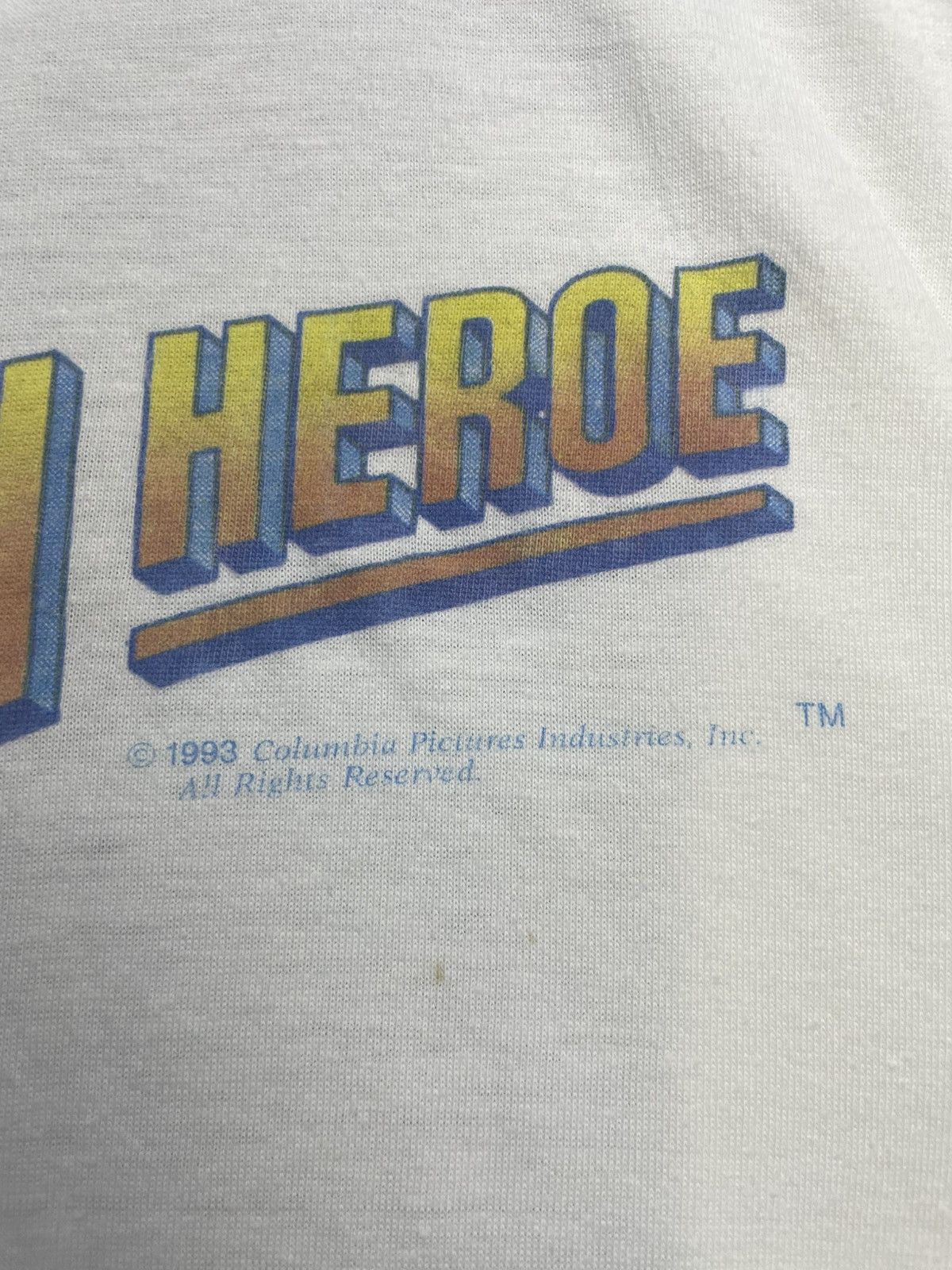 Vintage Vintage 1993 Last Action Hero Movie Promo T-Shirt Size US XL / EU 56 / 4 - 3 Thumbnail