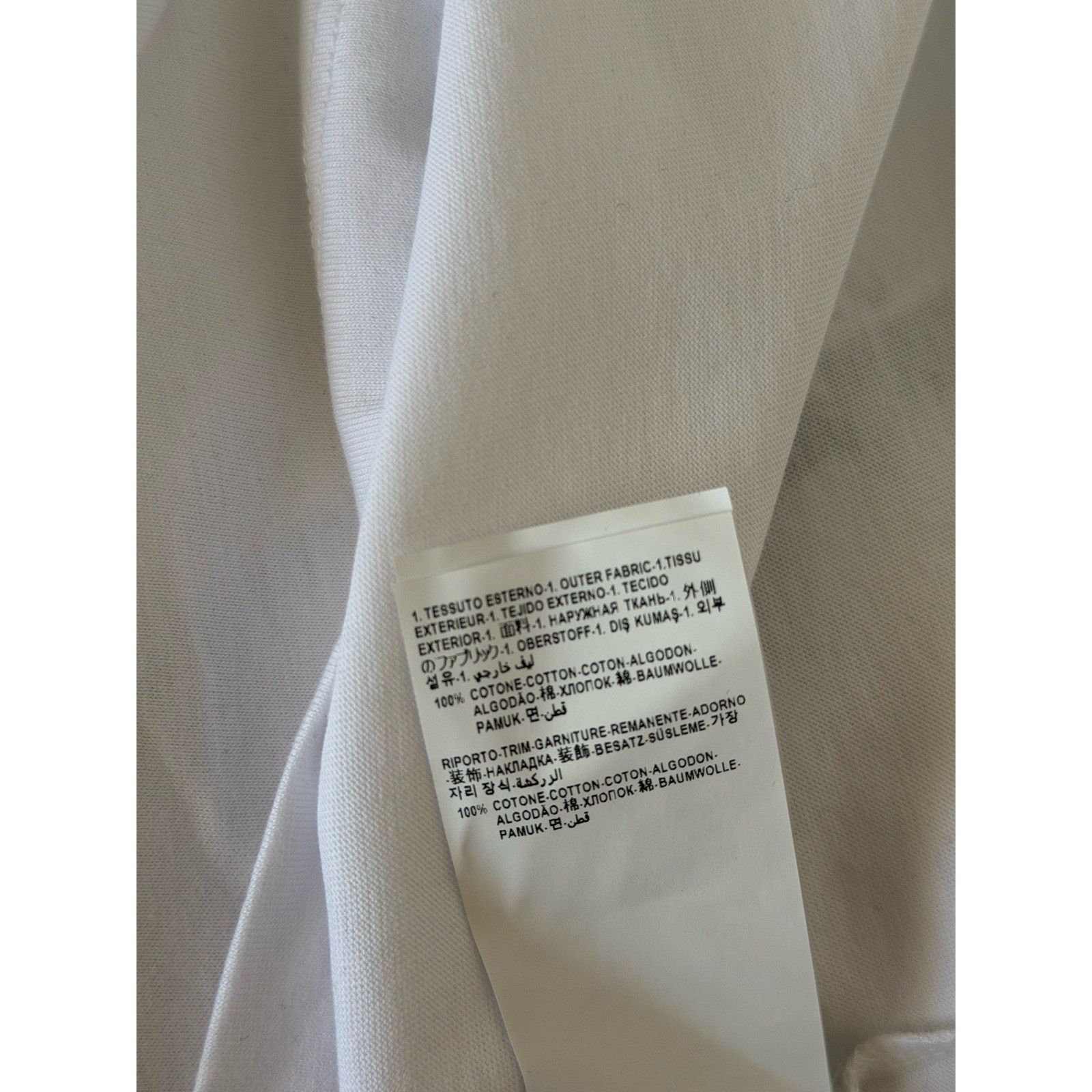 Versace Versace Print Cotton Jersey T-Shirt White/Black M 1014427 Size US M / EU 48-50 / 2 - 9 Thumbnail