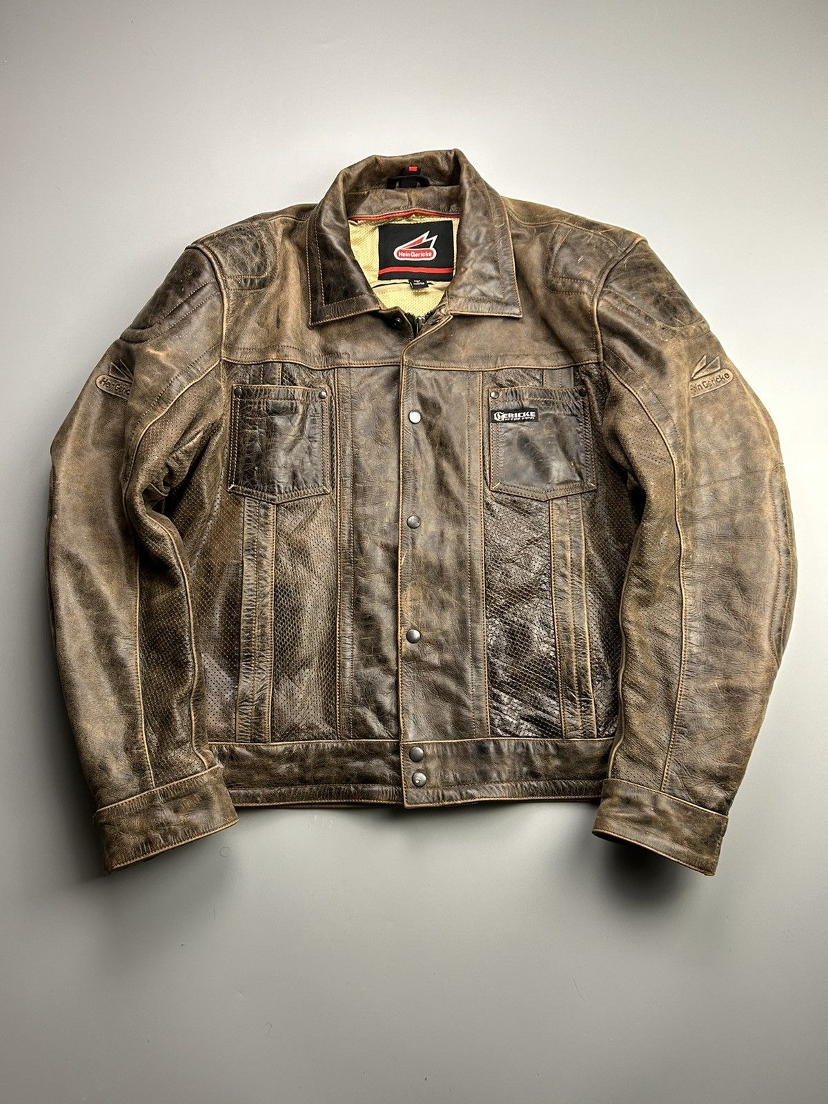 Hein Gericke Vintage Hein Gericke Leather Racing Jacket | Grailed