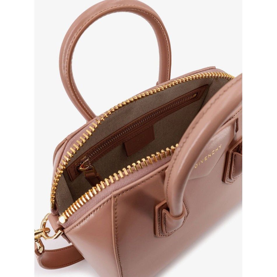 Givenchy GIVENCHY Antigona Mini Blush Pink Leather Top Handle New & A Size ONE SIZE - 4 Thumbnail