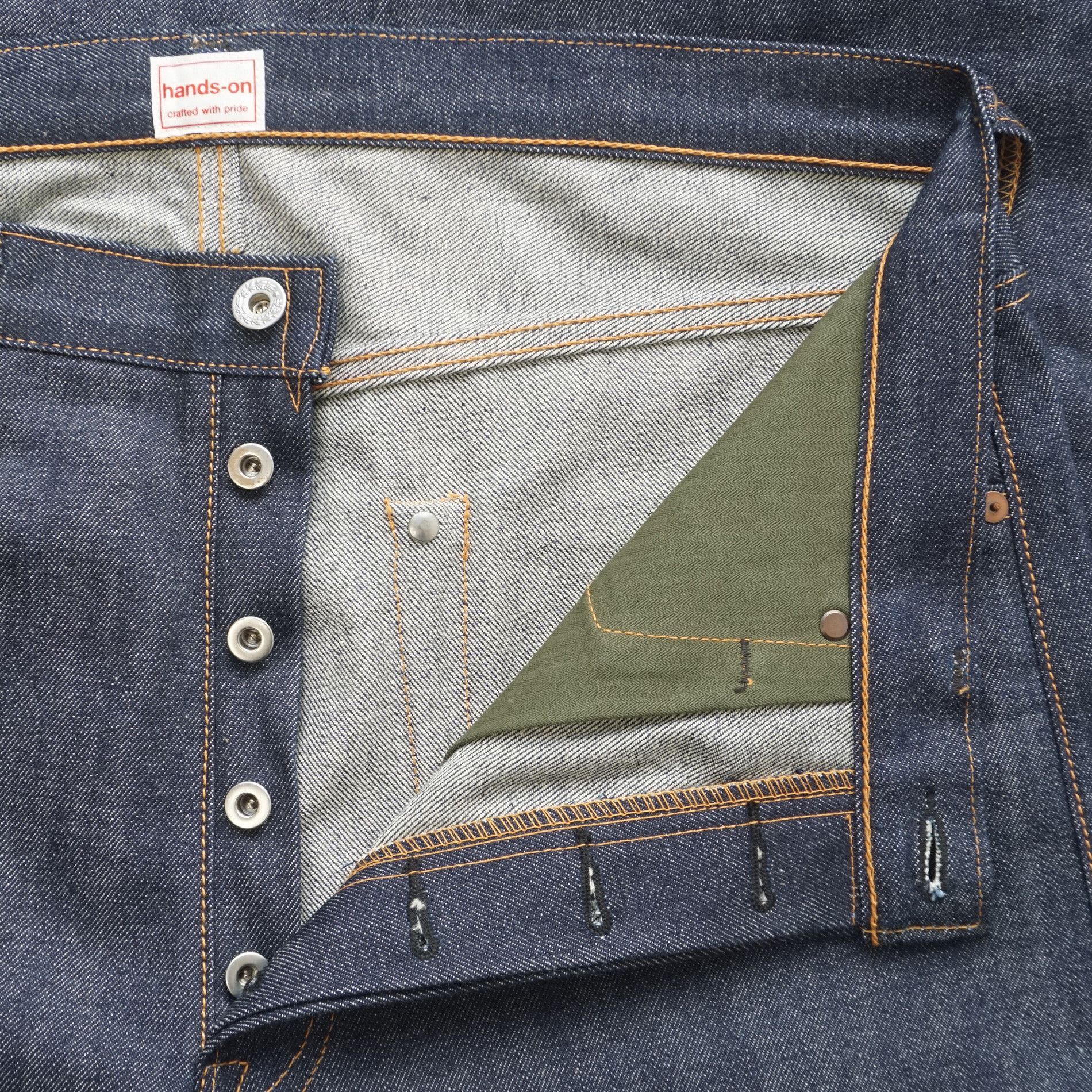 Japanese Brand HANDS-ON S47 W32 x L36 1947-type Hand-crafted Selvedge Jeans Size US 32 / EU 48 - 6 Thumbnail