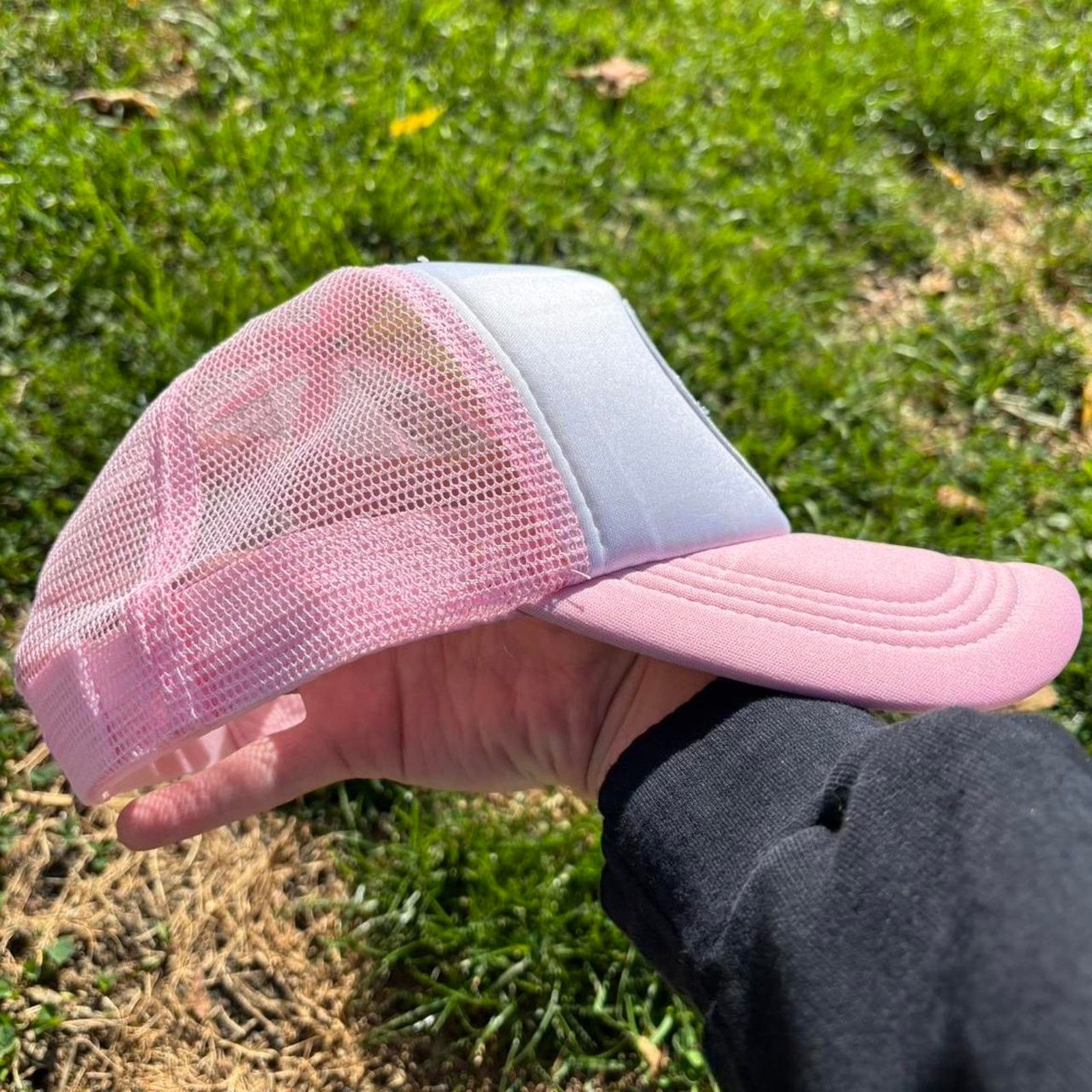 NFL × Vintage Vintage 90s Pink & White Dallas Cowboys Trucker Hat. Size ONE SIZE - 4 Thumbnail