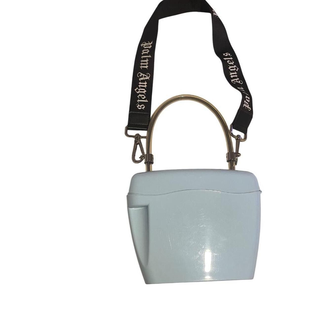Palm Angels Palm Angels Logo Padlock Top Handle Crossbody Purse Size ONE SIZE - 8 Thumbnail