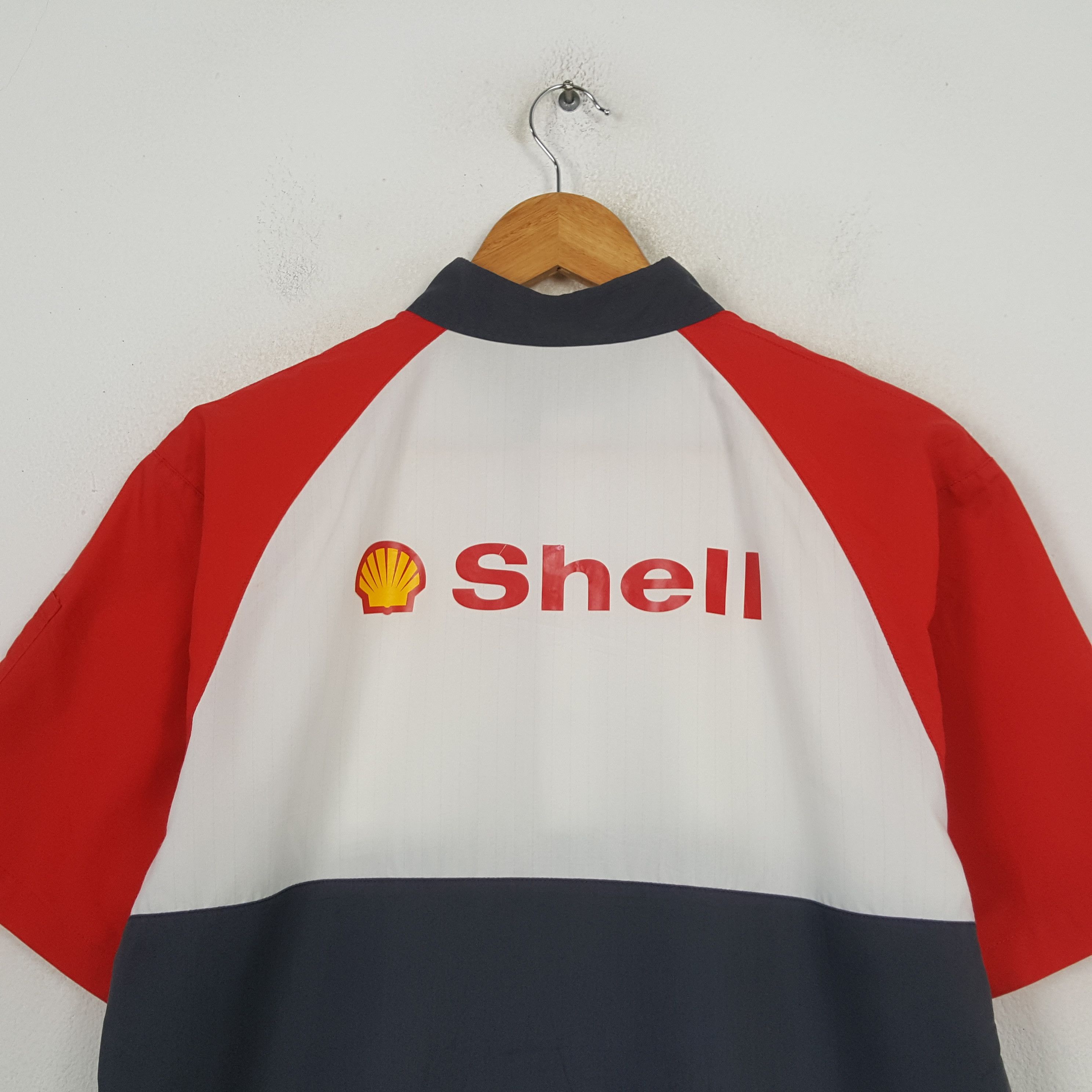 Vintage Vintage Shell Ferrari Formula One Shirt C301N65 Size US M / EU 48-50 / 2 - 2 Thumbnail