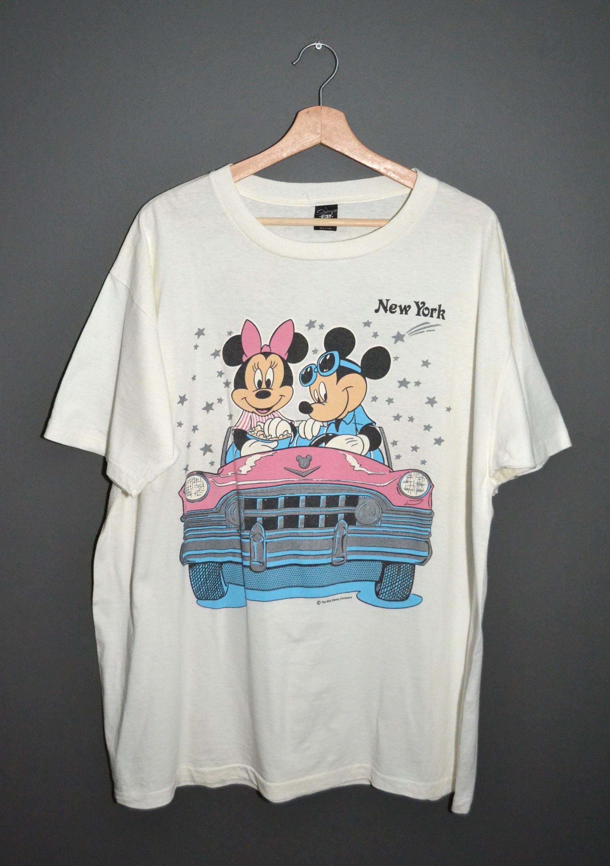Vintage Disney New York Double Sided Sherry's USA Cadillac